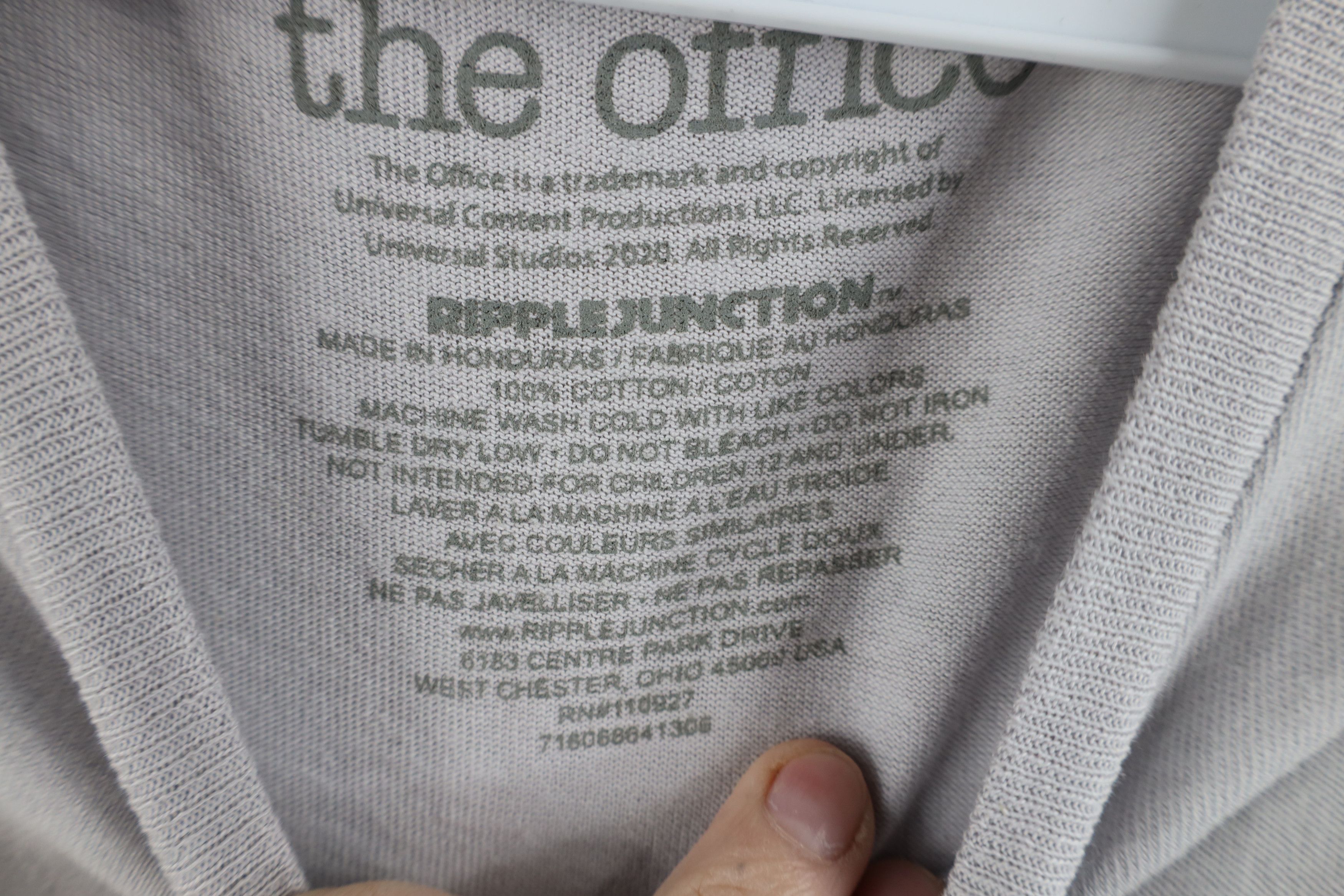 Vintage Deadstock Y2K The Office Spell Office Olympiad T-Shirt Gray Size US L / EU 52-54 / 3 - 8 Thumbnail