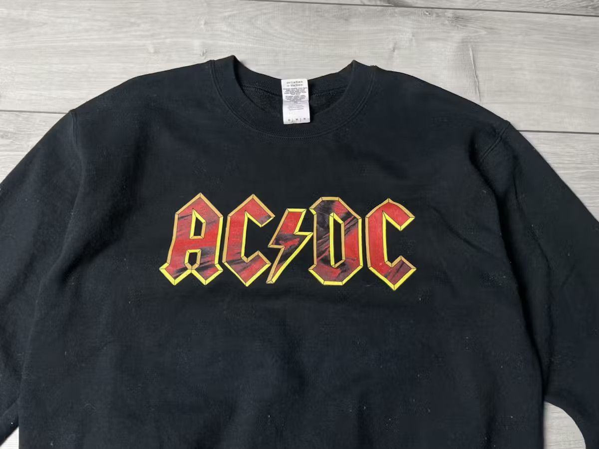 AC/DC Ac/Dc sweatshirt logo rock band tee size Medium Size US M / EU 48-50 / 2 - 2 Thumbnail