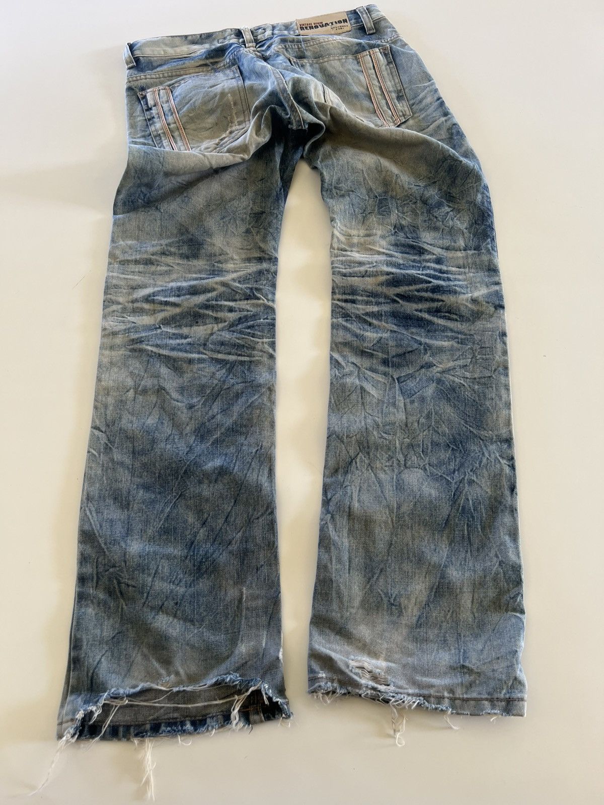 Japanese Brand The Cross Denim Jeans Distress Size 34" Size US 34 / EU 50 - 9 Thumbnail