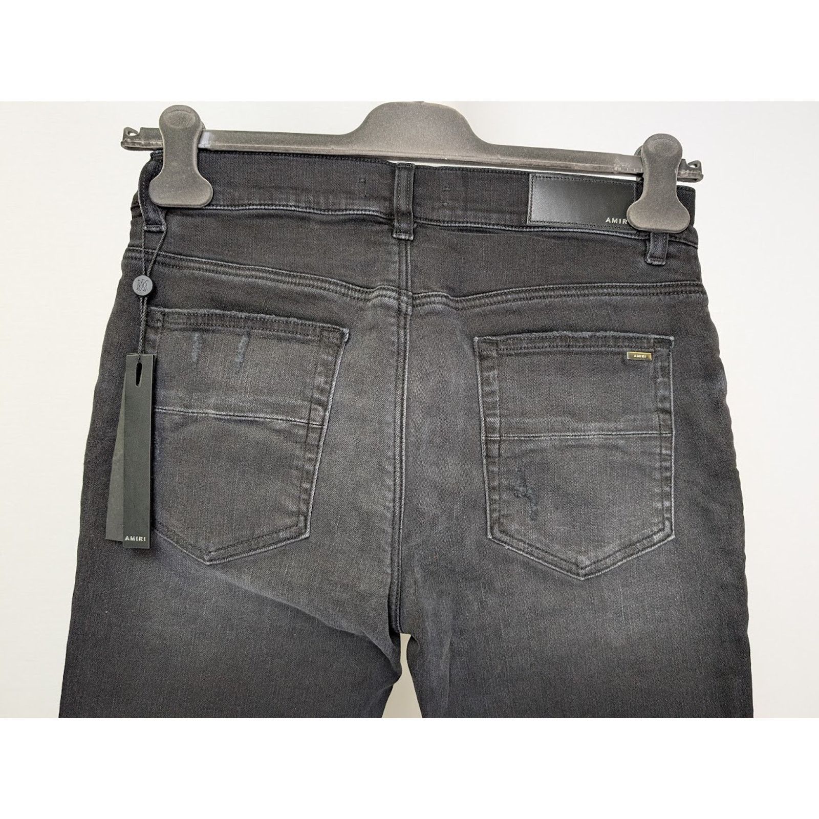 Amiri o1rshd1 MX1 Suede Jean in Vintage Black Size US 38 / EU 54 - 16 Thumbnail