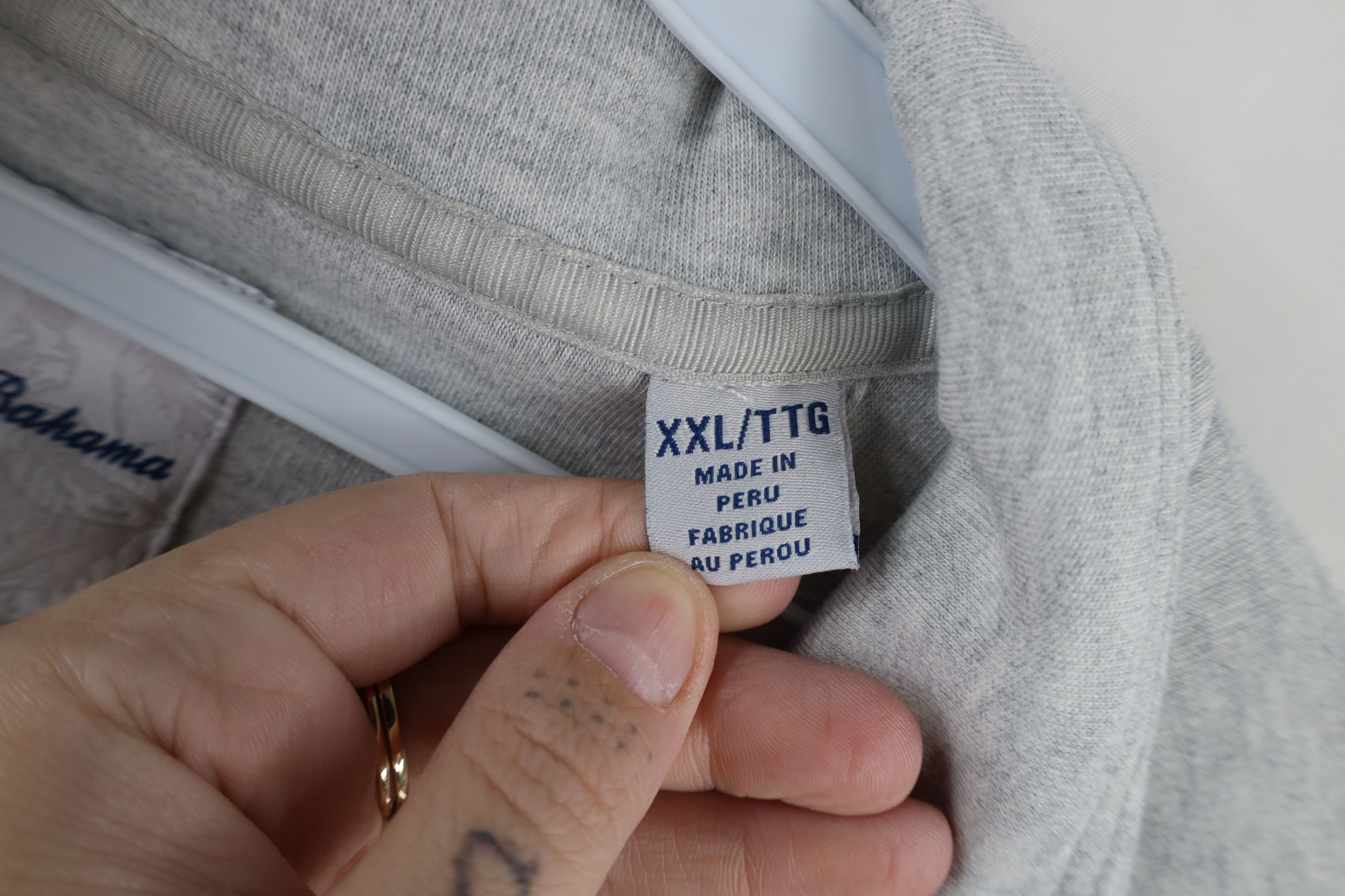 Tommy Bahama × Vintage Tommy Bahama Touch Half Zip Pullover Sweater Heather Gray Size US XXL / EU 58 / 5 - 9 Thumbnail