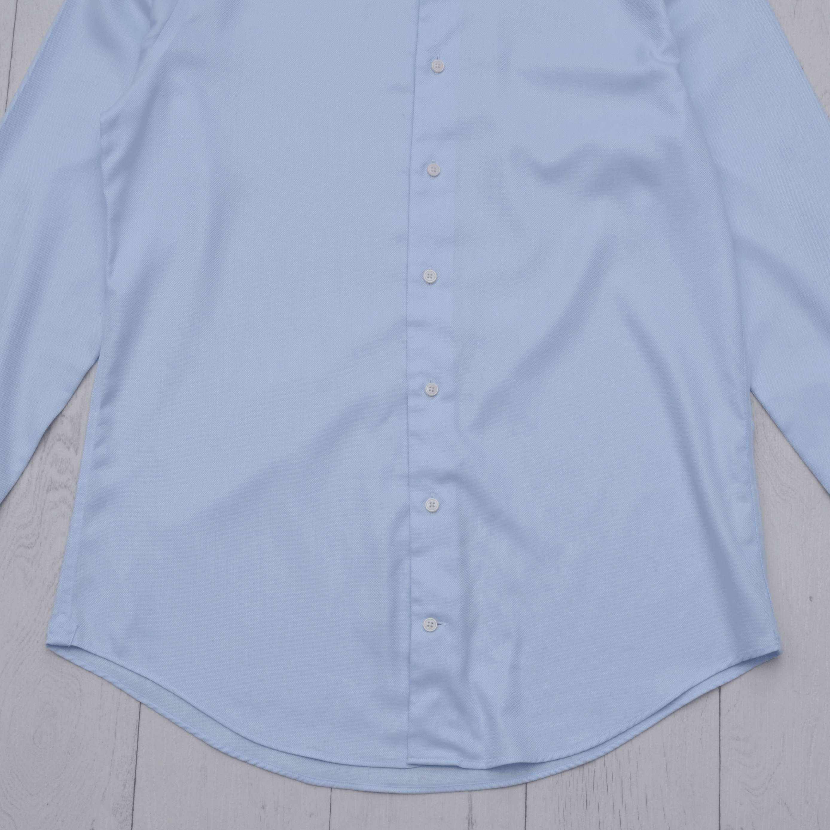 Suitsupply Suitsupply Soild Shirt Cotton TRAVELLER SLIM Blue size 40 Size US M / EU 48-50 / 2 - 3 Thumbnail