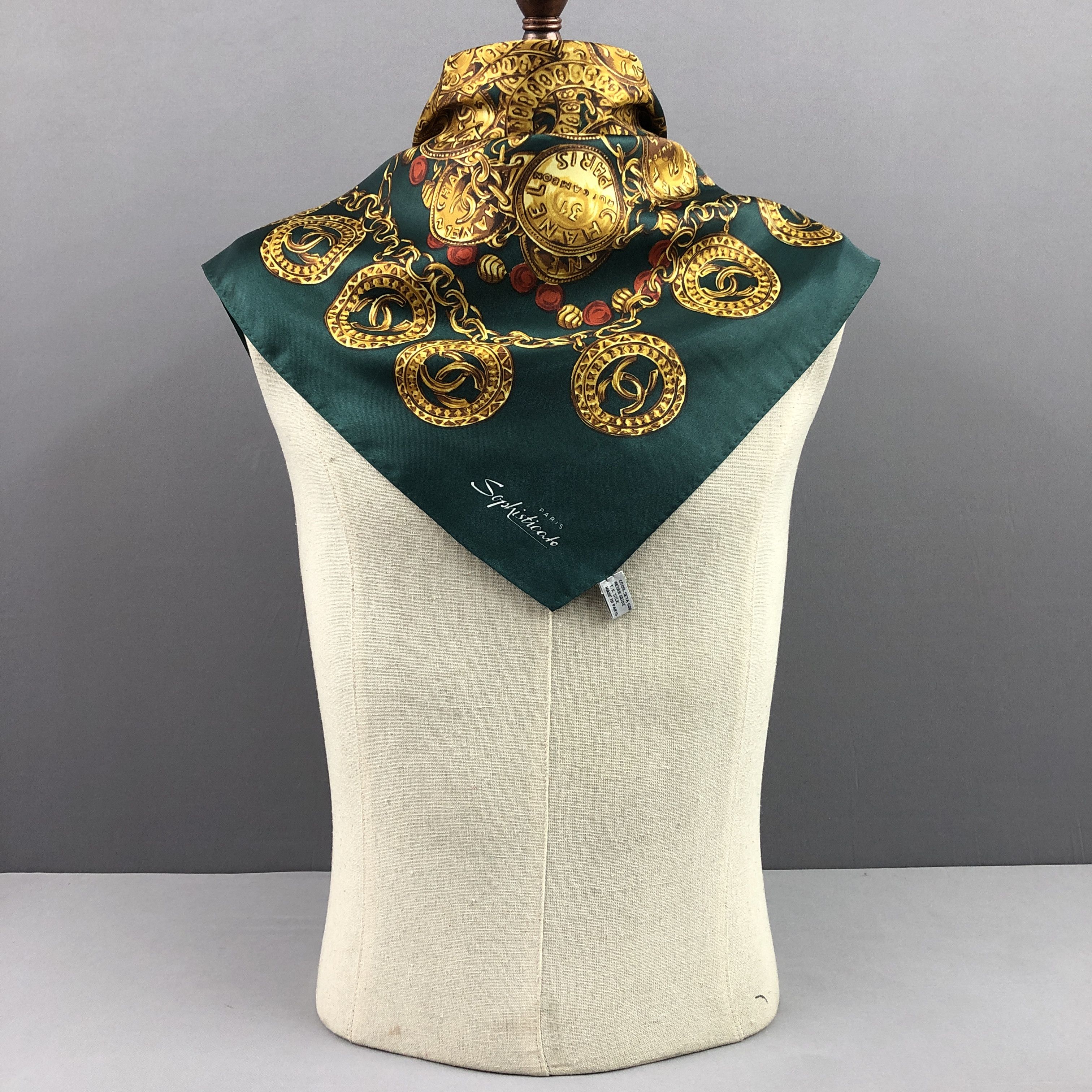 Other Vintage Sophisticato SILK Scarf Twill Stole Wraps Scarves Size ONE SIZE - 3 Thumbnail
