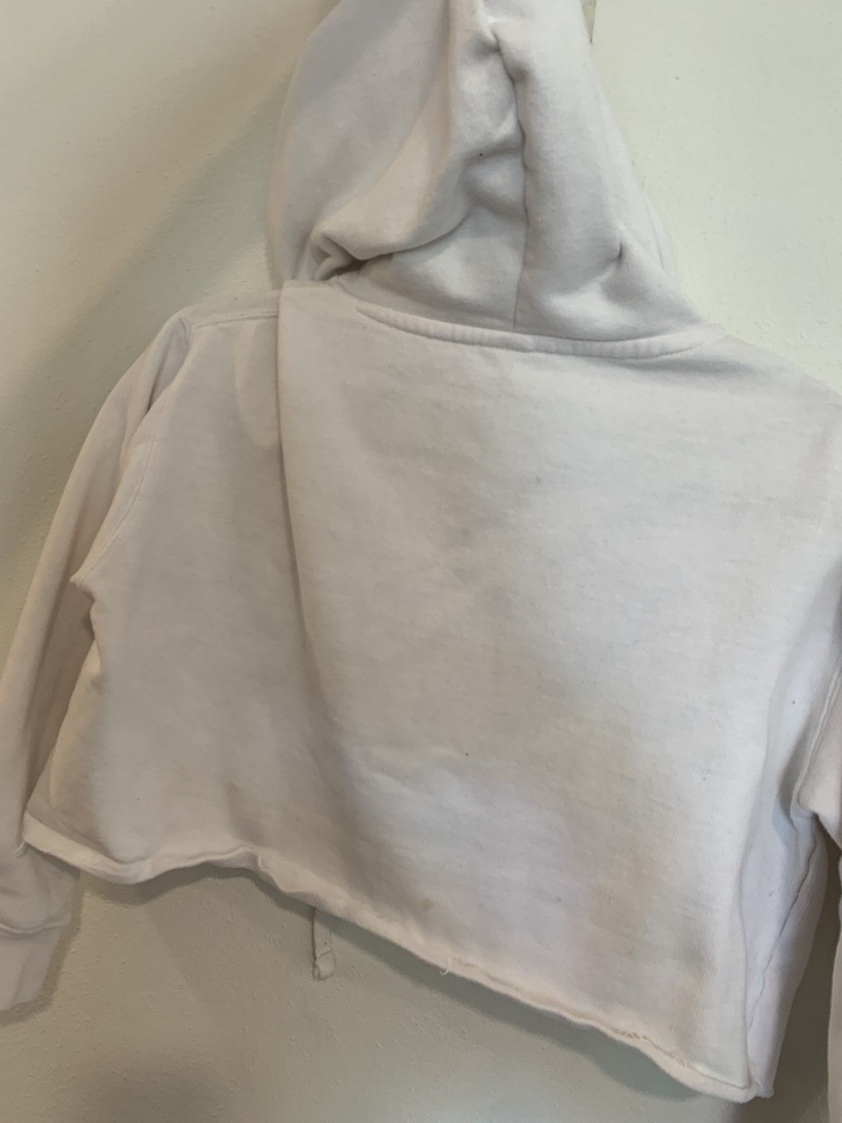 Los Angeles Apparel Los Angeles times White cropped hoodie Size S / US 4 / IT 40 - 7 Thumbnail