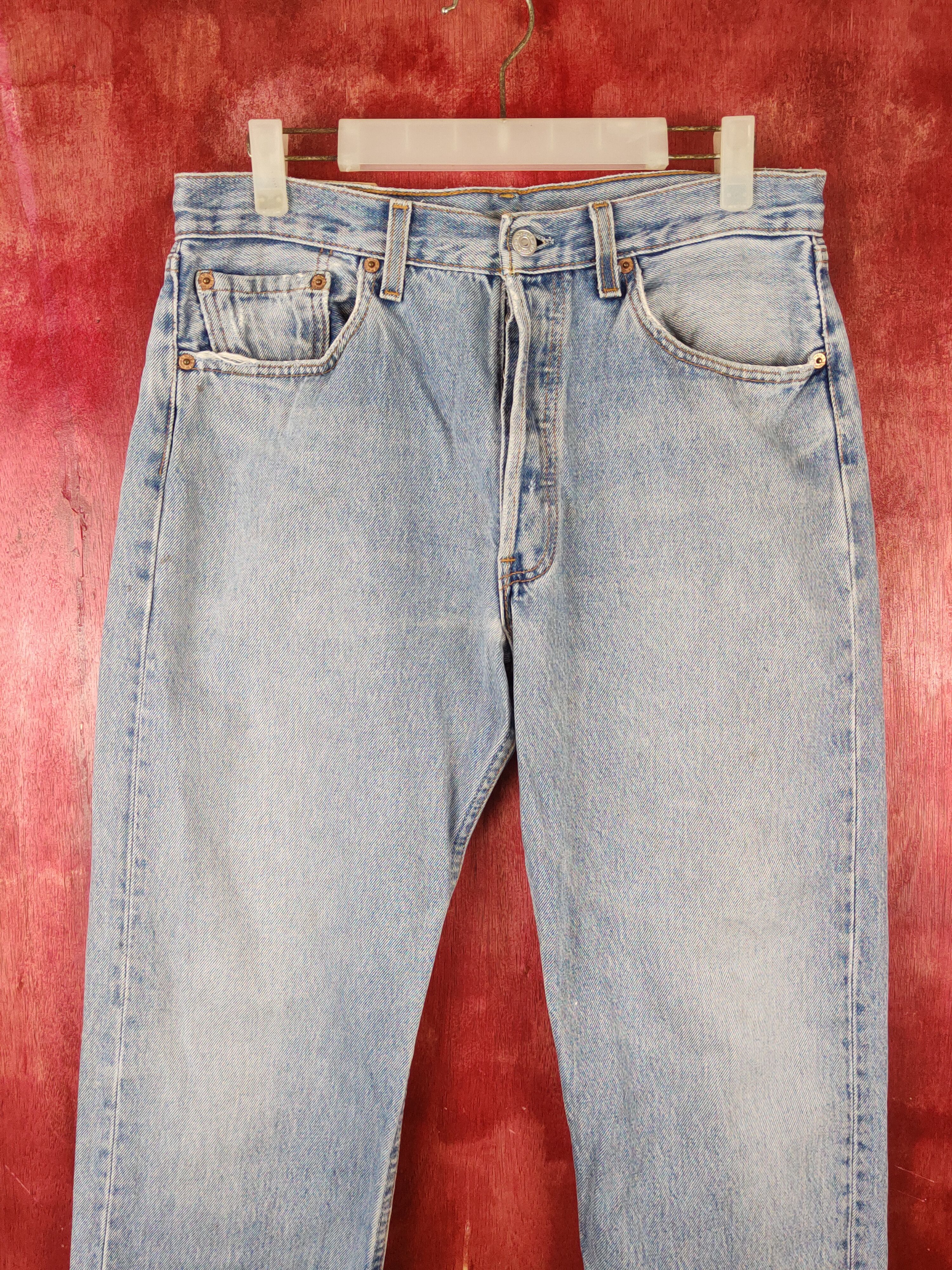 Levi's 501 Levi's Blue vintage Denim Pants #S1368 Size US 32 / EU 48 - 2 Thumbnail