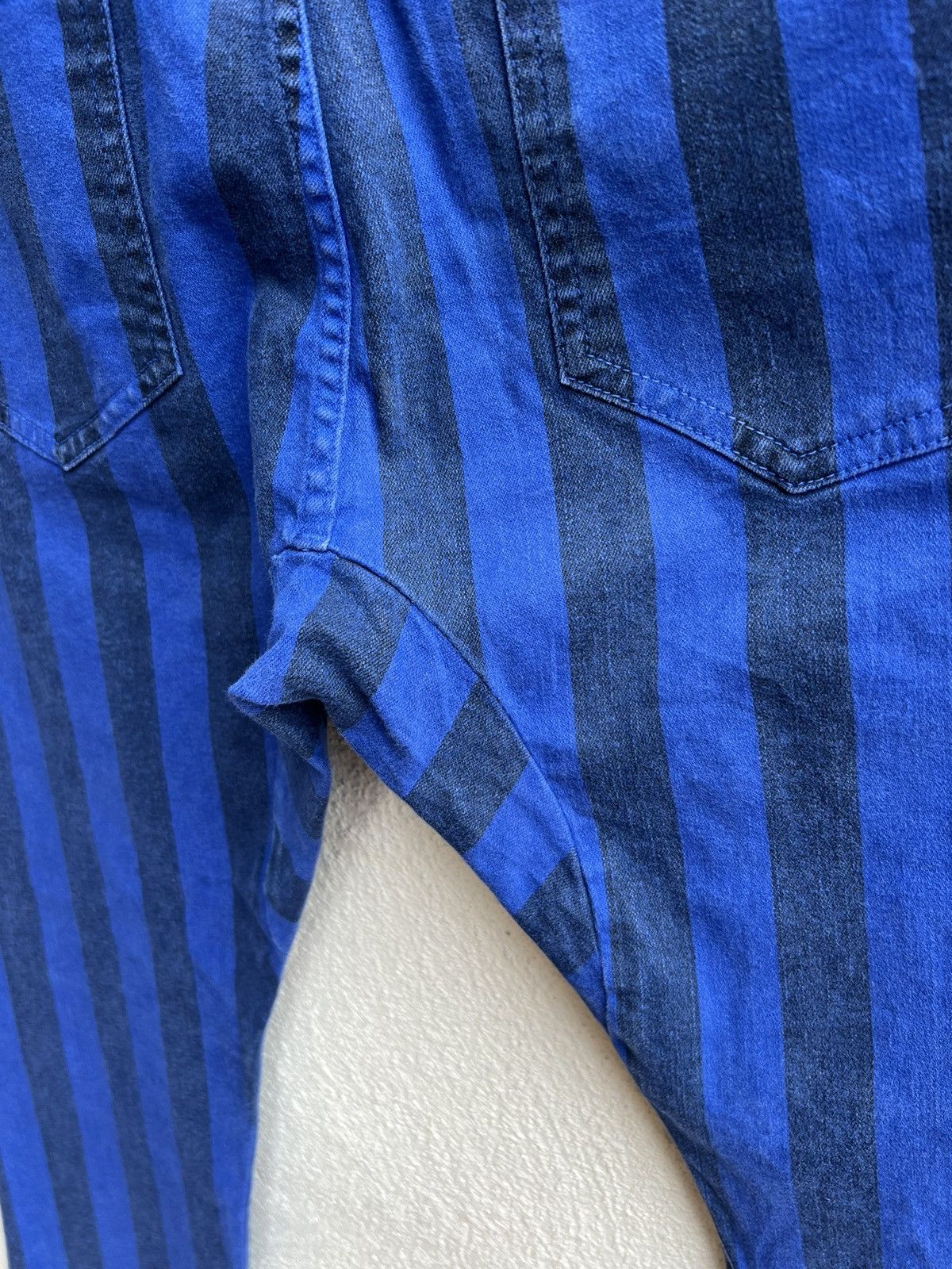 Vintage CANDY STRIPPER Japan Fade Border Striped Pant Size US 31 - 18 Thumbnail