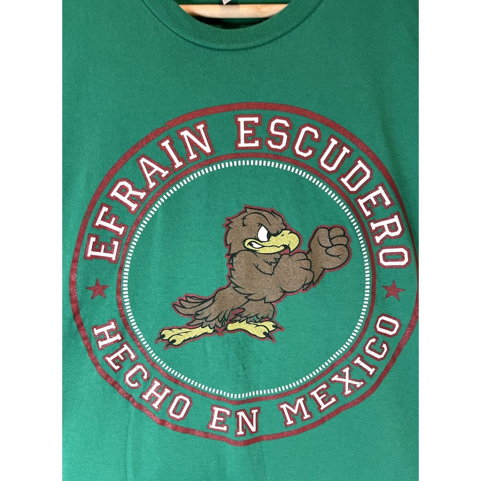 American Apparel Efrain Escudero Shirt Mens XL Green Training Camp Fight MMA Fighting Shirt Size US XL / EU 56 / 4 - 4 Thumbnail