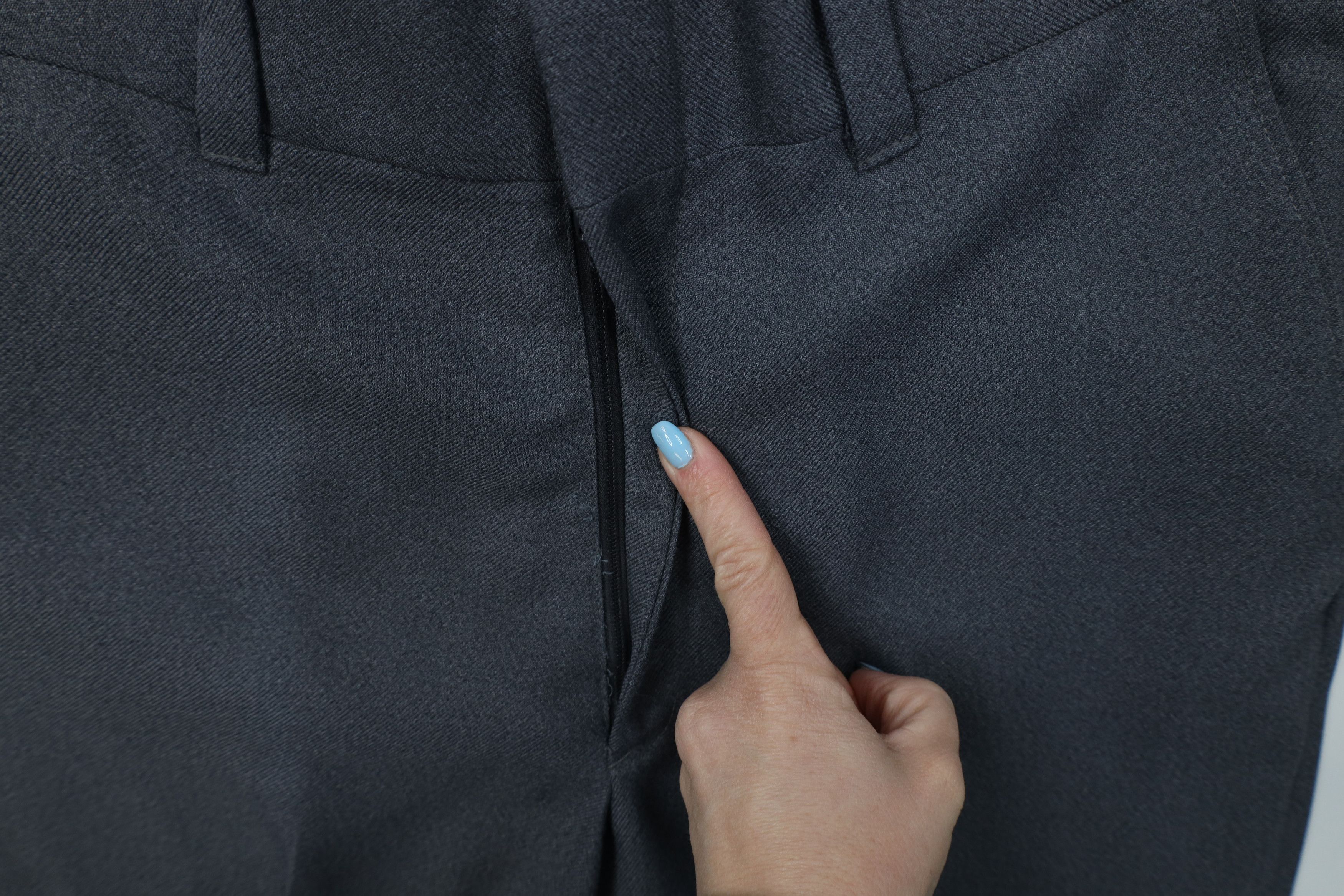 Vintage Vintage 70s Streetwear Wide Leg Chino Pants Heather Gray USA Size US 30 / EU 46 - 5 Thumbnail