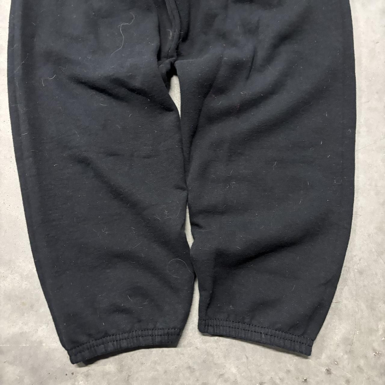 Japanese Brand × Vintage Crazy Vintage Y2K/2000s Black Essential Sweatpants! Size US 30 / EU 46 - 5 Thumbnail