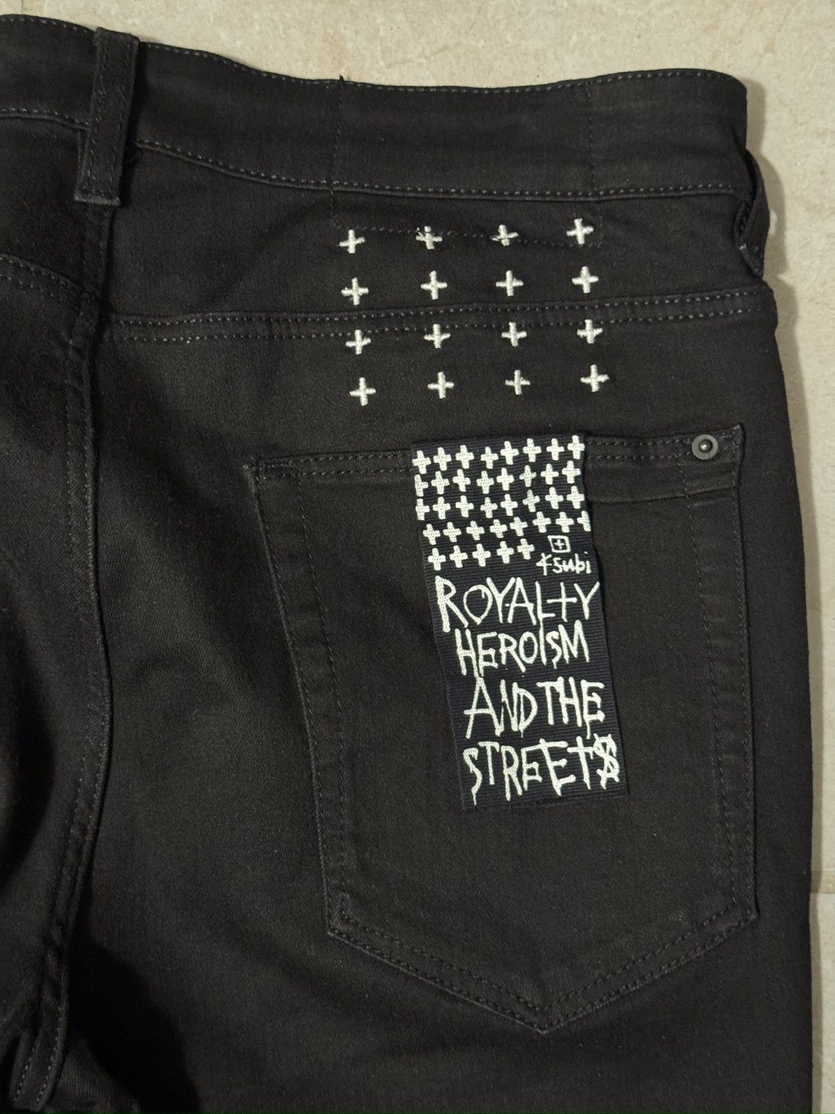 Ksubi Ksubi Black Rebel Van Winkle Jeans Size US 33 - 4 Thumbnail