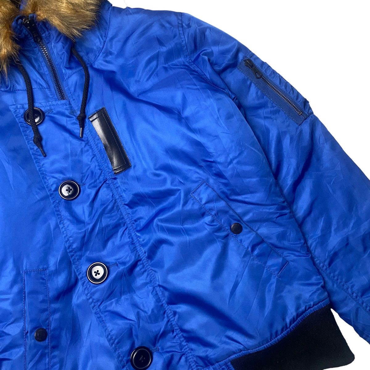 Vanquish 2000's Vanquish Fur 3 Style Military Jacket Size US M / EU 48-50 / 2 - 4 Thumbnail