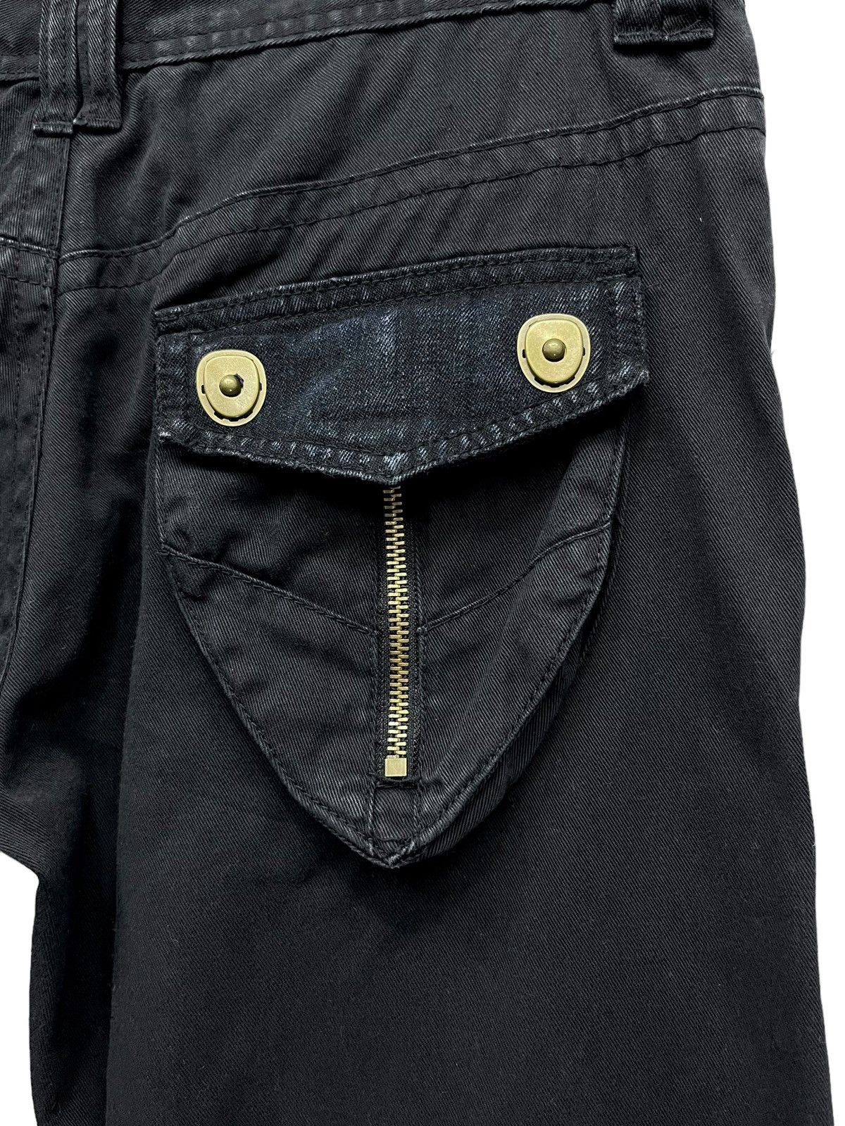 KMRii × Le Grande Bleu (L.G.B.) × Seditionaries 💥🔥MIDAS Seditionaries Punk Bondage Multipocket FLARE Pants Size US 31 - 14 Thumbnail