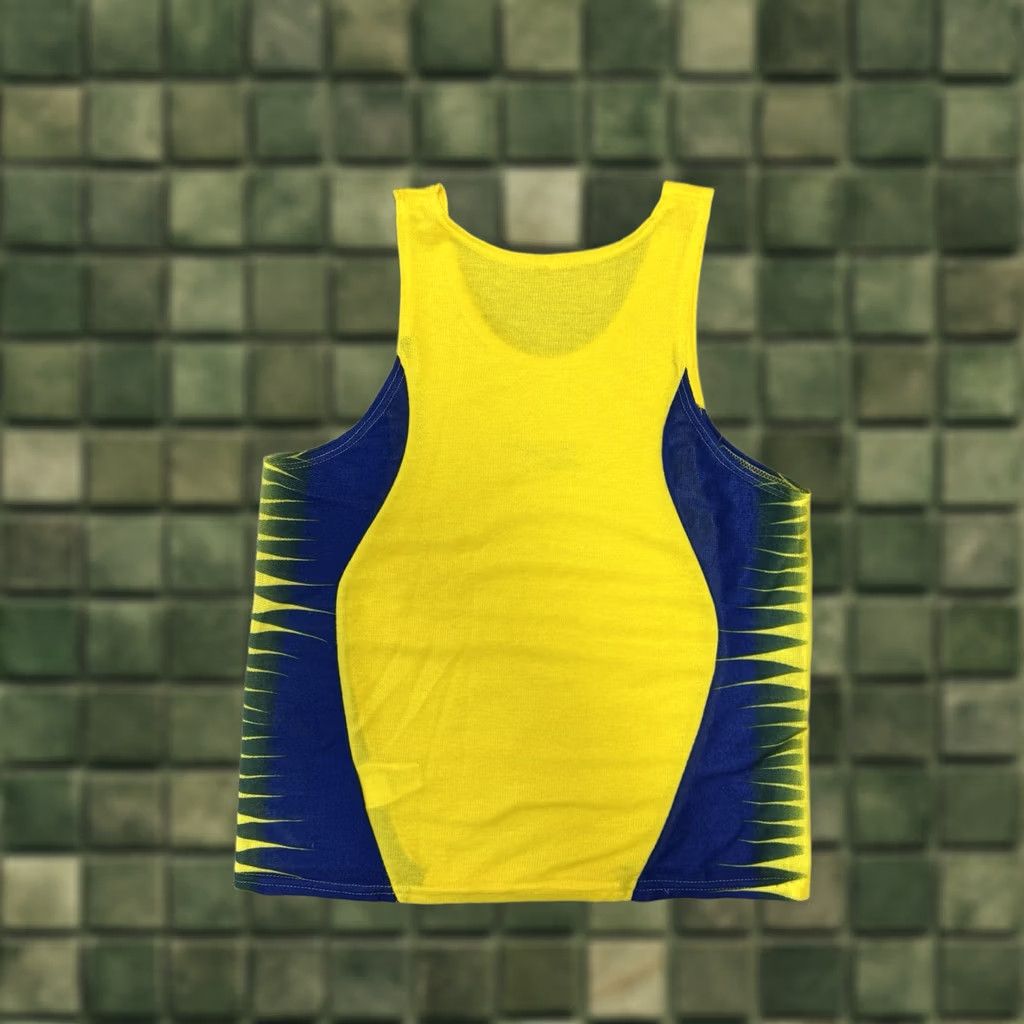 Reebok VINTAGE Reebok Tank Unisex Adults Running Jersey 80s M Yellow Size US M / EU 48-50 / 2 - 1 Thumbnail