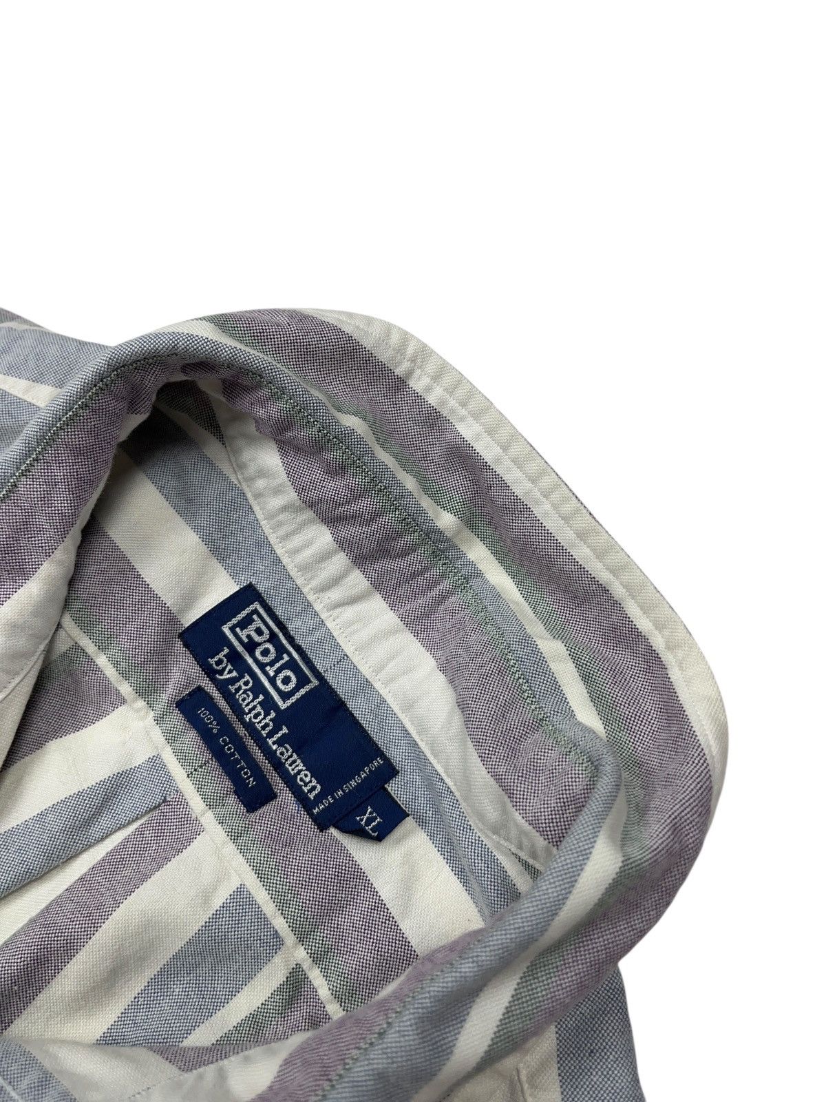 Polo Ralph Lauren Vintage 90s Polo Ralph Lauren Striped Button Up Shirt Size US XL / EU 56 / 4 - 8 Thumbnail