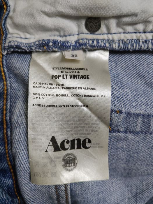 Acne Studios Acne Studios reworked reconstruct patchwork custom #5156DLL Size US 29 - 9 Thumbnail