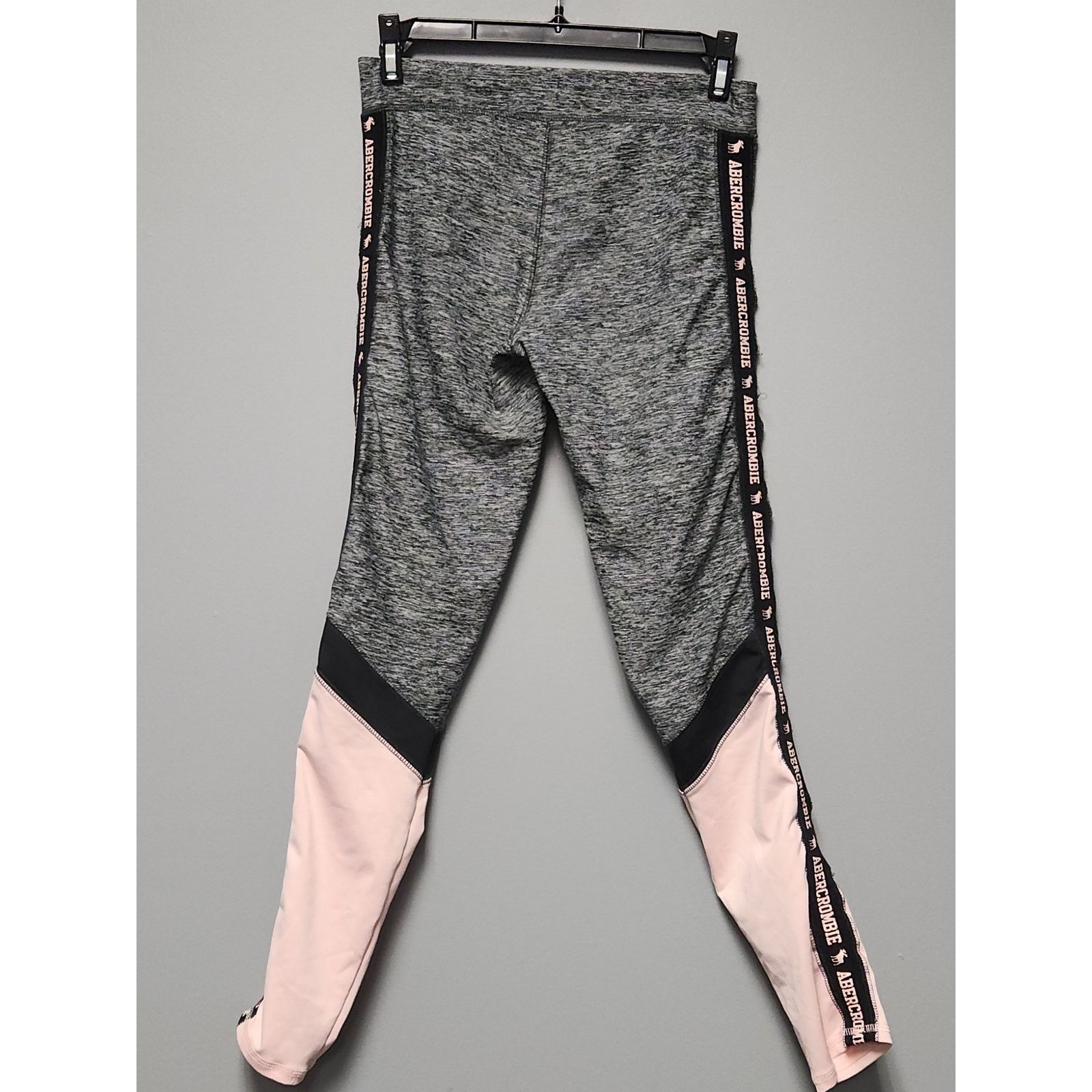 Abercrombie & Fitch Abercrombie Kids Leggings Girl's 13/14 NWOT Black Pink Size 36" / US 14 / IT 50 - 2 Thumbnail