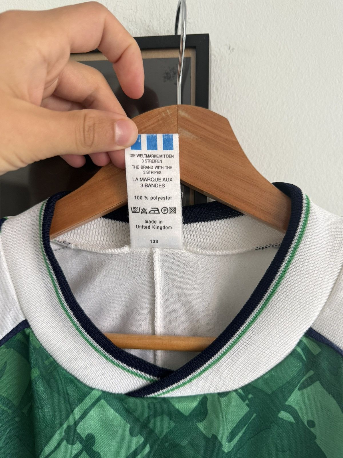 Adidas Vintage 90's Template Football Soccer Shirt Long Sleeve Size US L / EU 52-54 / 3 - 6 Thumbnail