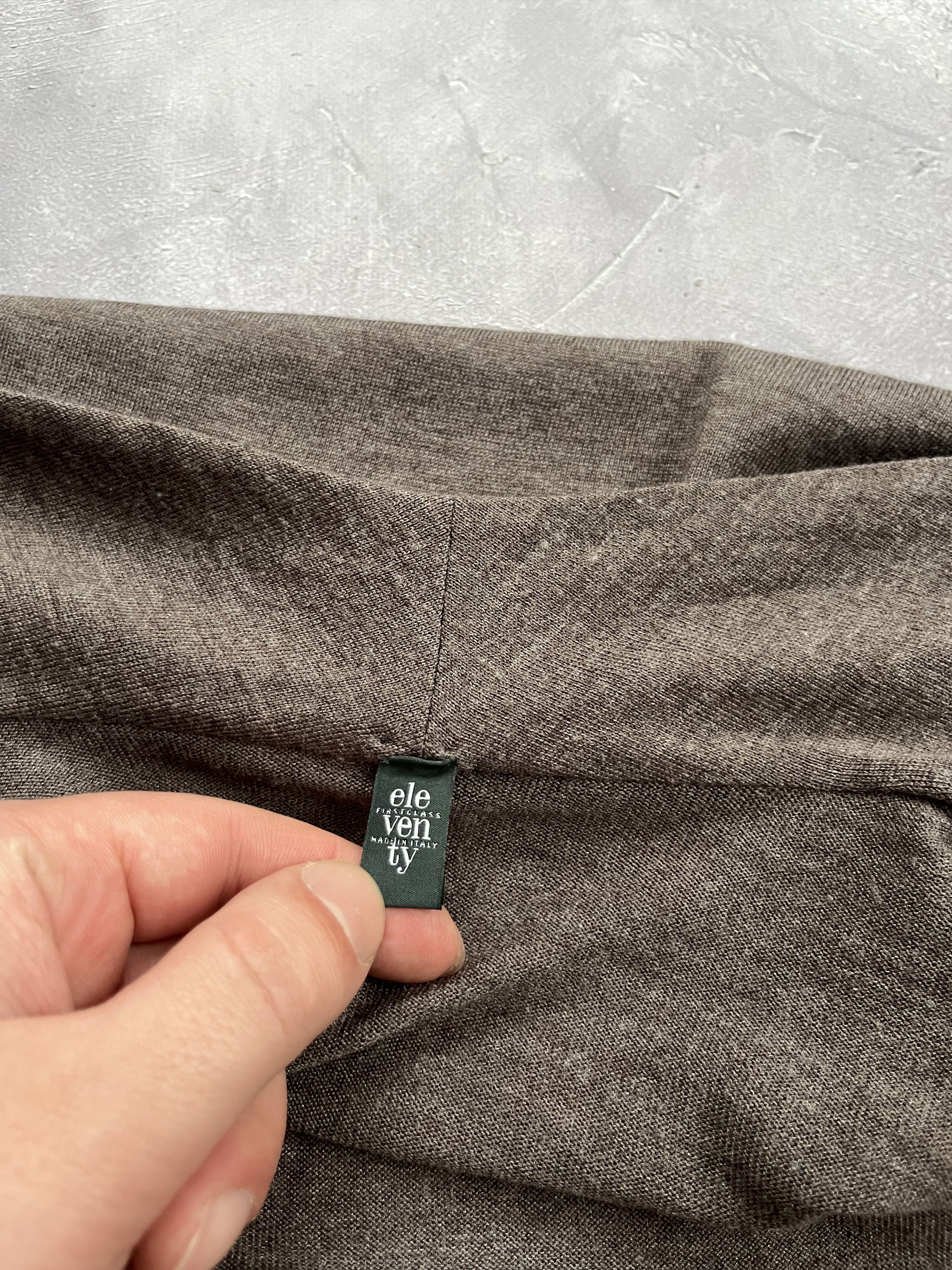 Eleventy Eleventy Merino Wool Silk Cardigan Sweater Long Open Front Size S / US 4 / IT 40 - 11 Thumbnail