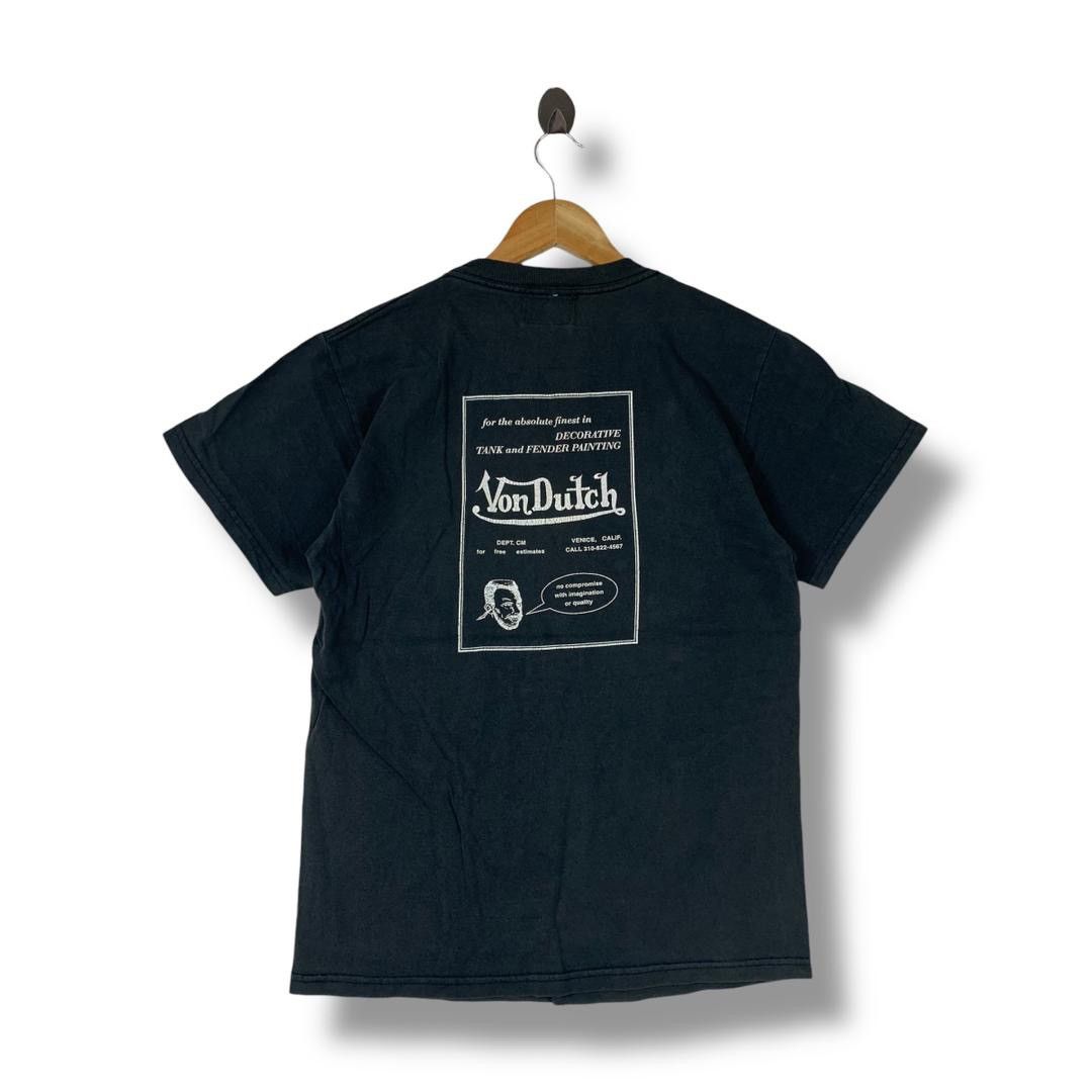 Vintage VON DUTCH big logo printed tees