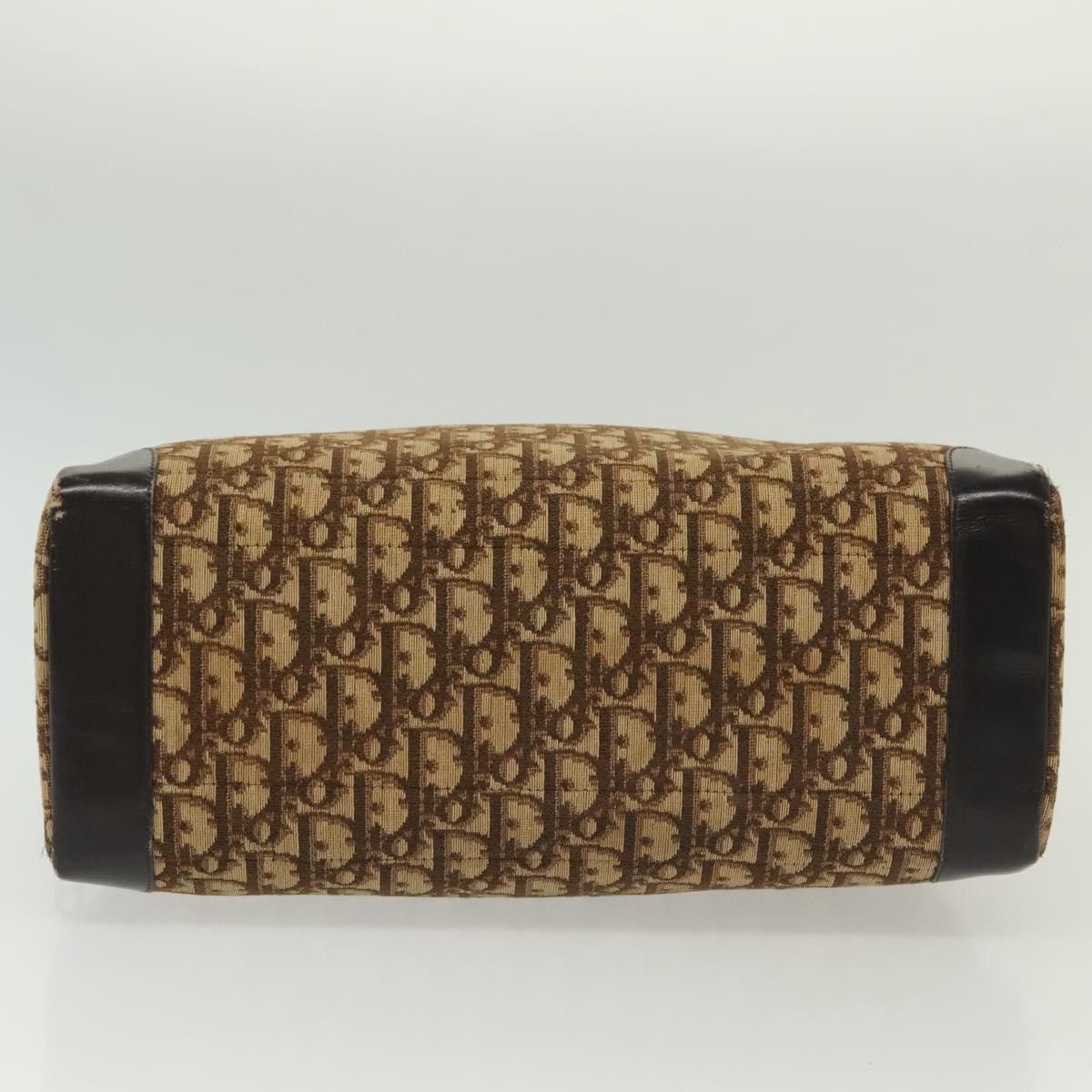Dior DIOR Trotter Canvas Hand Bag Brown Gold Size ONE SIZE - 9 Thumbnail