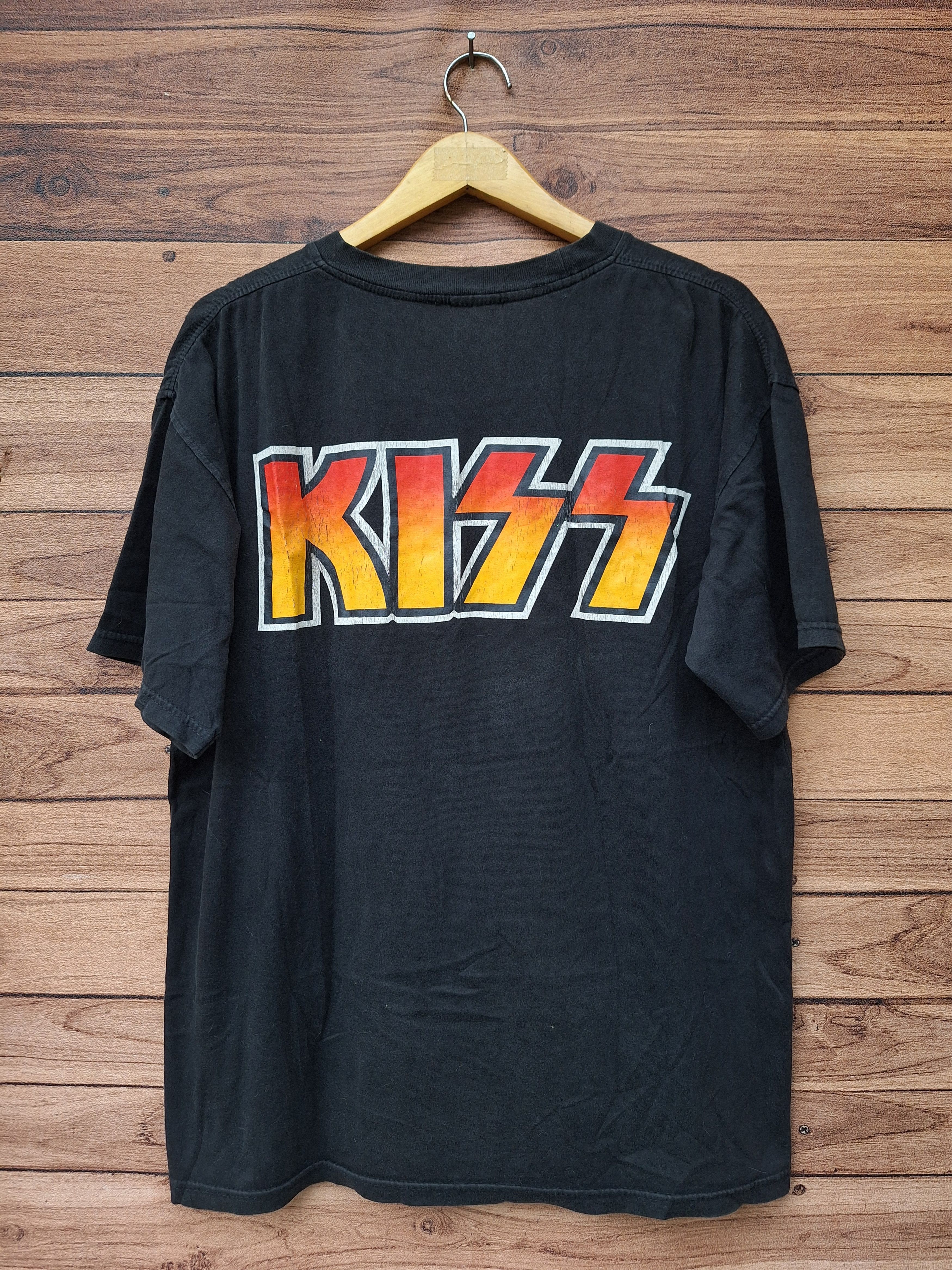 Vintage 🔥RARE🔥 Vintage 90s Kiss band album very best graphic Size US L / EU 52-54 / 3 - 2 Thumbnail