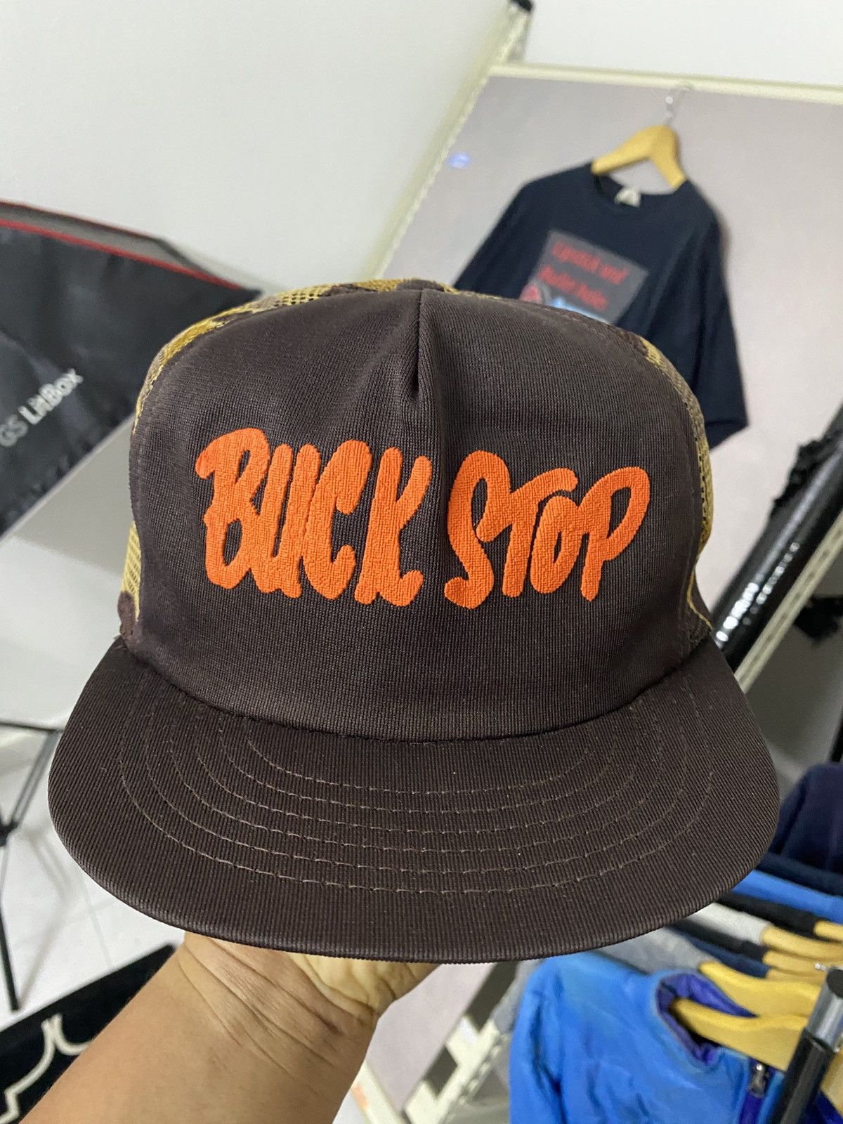Beautiful 🔥Vintage 90s Buck stop Trucker Cap Hat