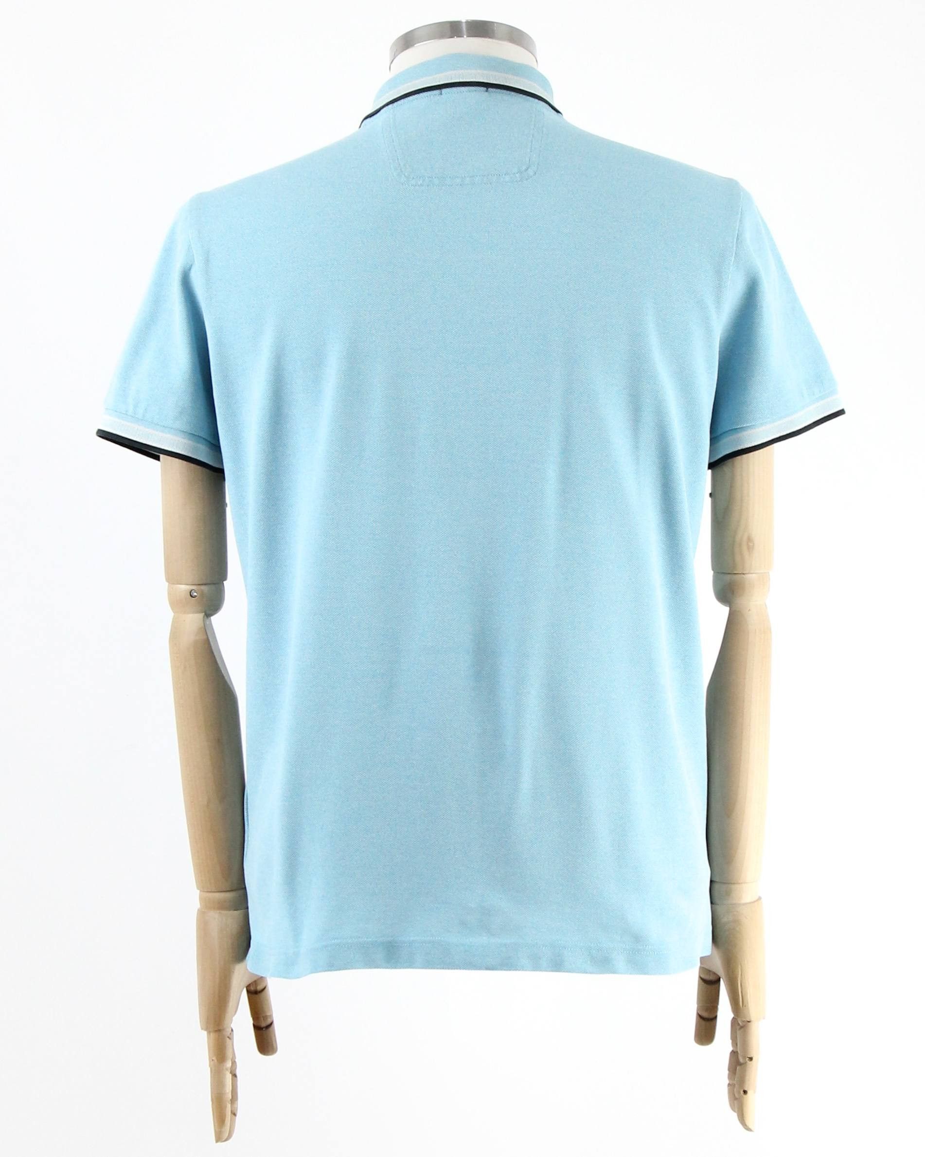 Hugo Boss HUGO BOSS Blue polo shirt with logo Size US L / EU 52-54 / 3 - 3 Thumbnail