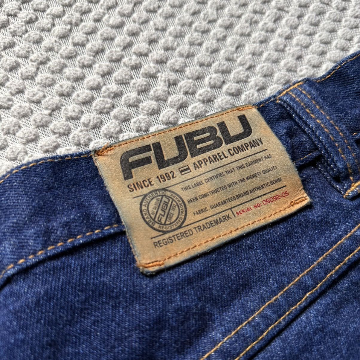 Fubu 90s Vintage FUBU denim jean shorts Men’s W42 Size US 42 / EU 58 - 8 Thumbnail