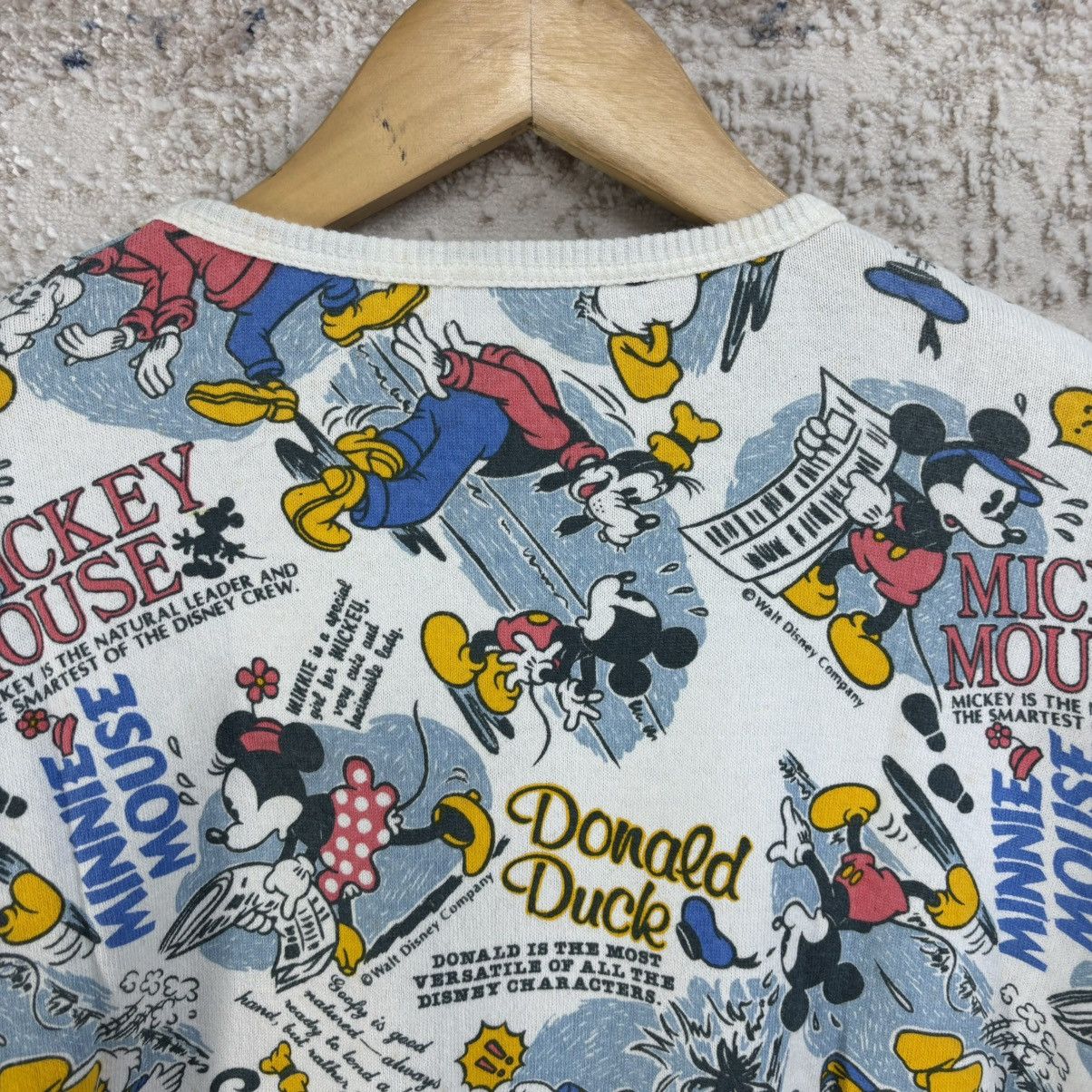 Disney × Mickey Mouse × Vintage Vintage Mickey Family by Walt Disney Long Sleeve Shirt Size US M / EU 48-50 / 2 - 9 Thumbnail