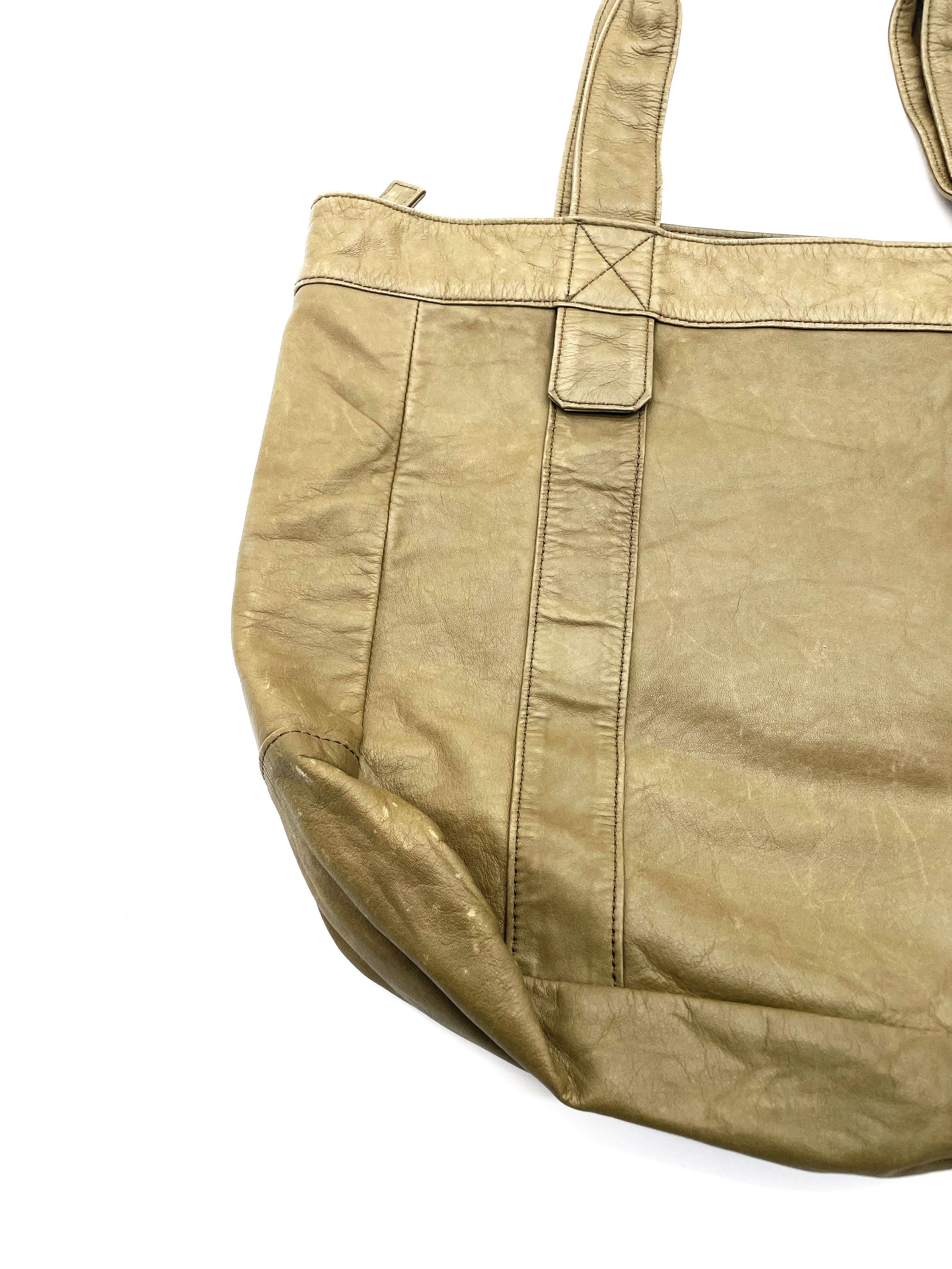 Yohji Yamamoto Leather Tote Bag Size ONE SIZE - 8 Thumbnail