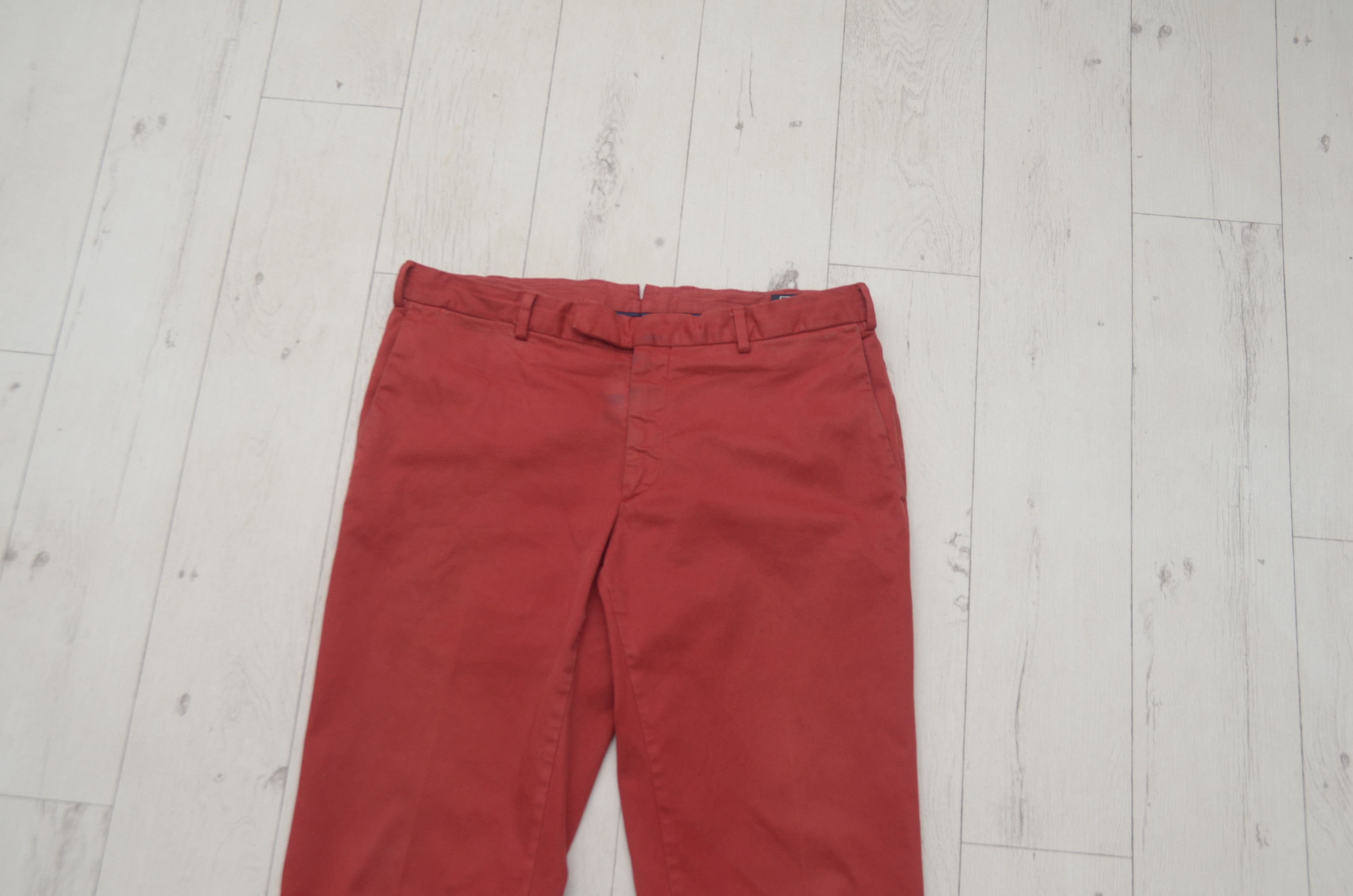 Polo Ralph Lauren × Ralph Lauren × Vintage Polo Ralph Lauren Vintage Red Cotton Chino Trousers Pants Size US 34 / EU 50 - 4 Thumbnail