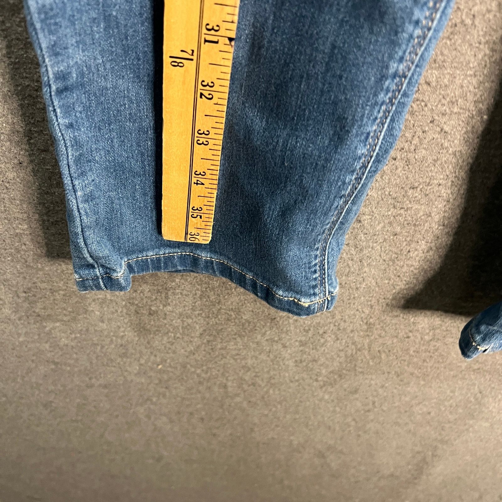 Other Susan Graver Regular Straight Leg Distressed Ankle Jean Size 28" / US 6 / IT 42 - 8 Thumbnail