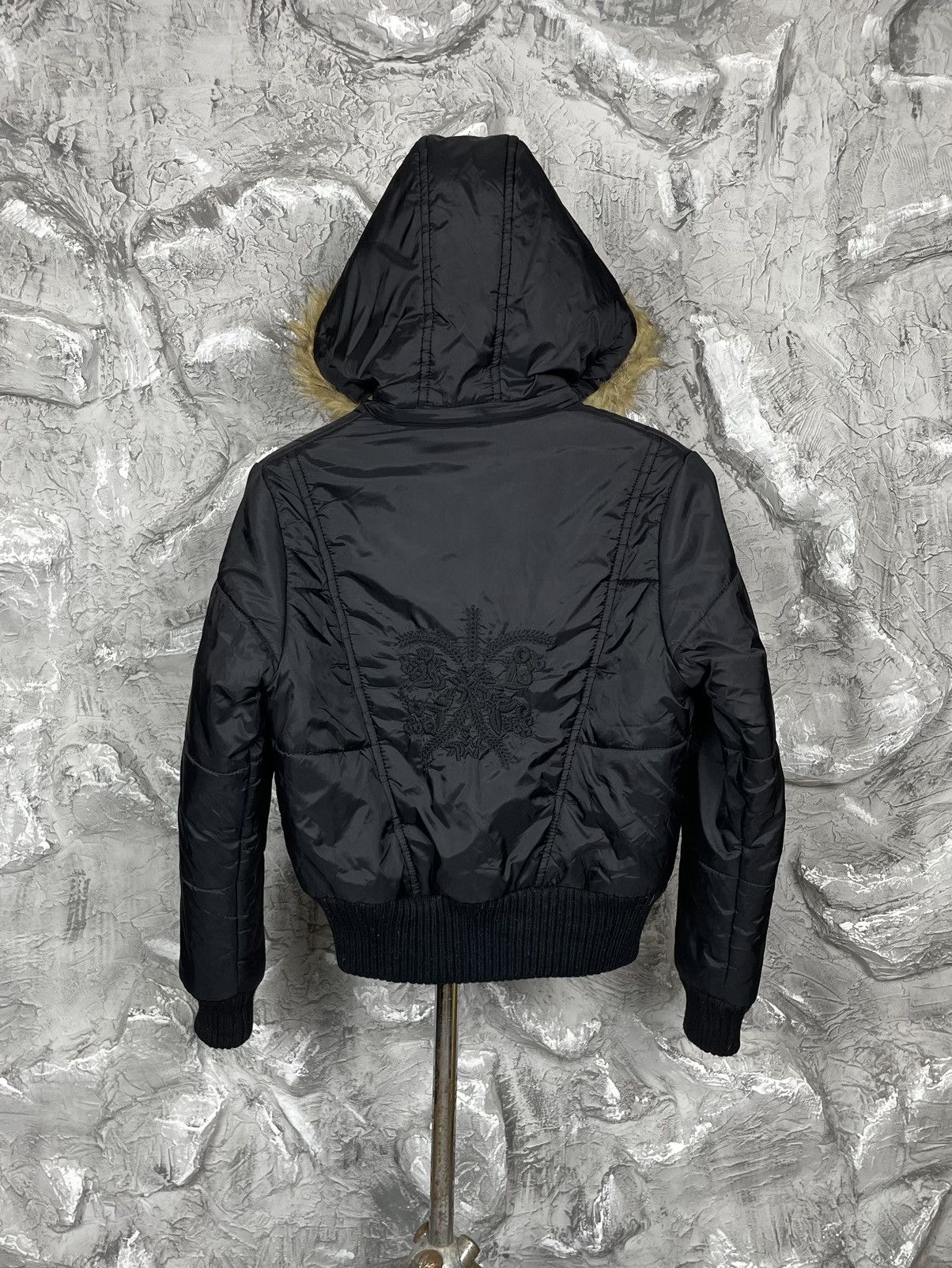 Hysteric Glamour Y2K 2000s Fur Japanese Nylon Bomber IfSixWasNine LGB Style Size US S / EU 44-46 / 1 - 3 Thumbnail