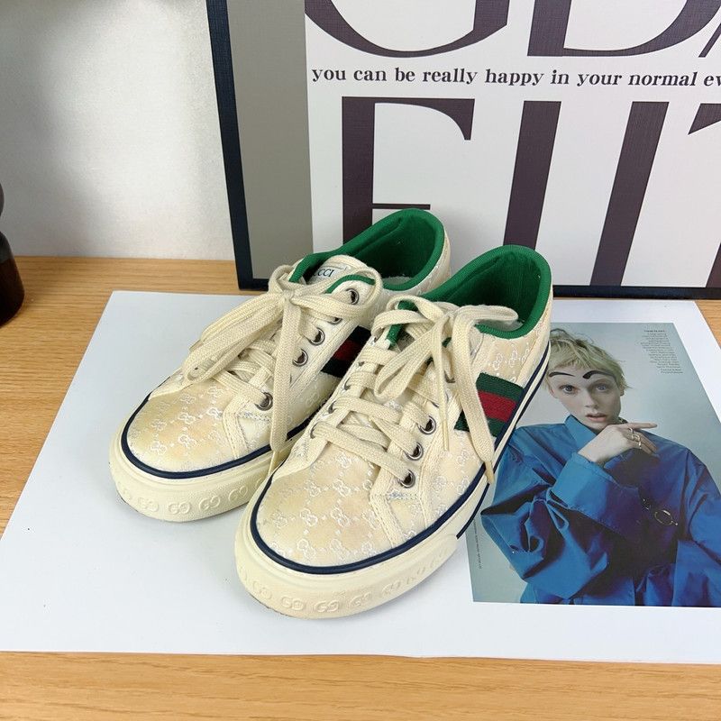 Gucci Gucci Classic Monogram Canvas Casual Sneakers 0079 Size US 5.5 / EU 38 - 1 Thumbnail