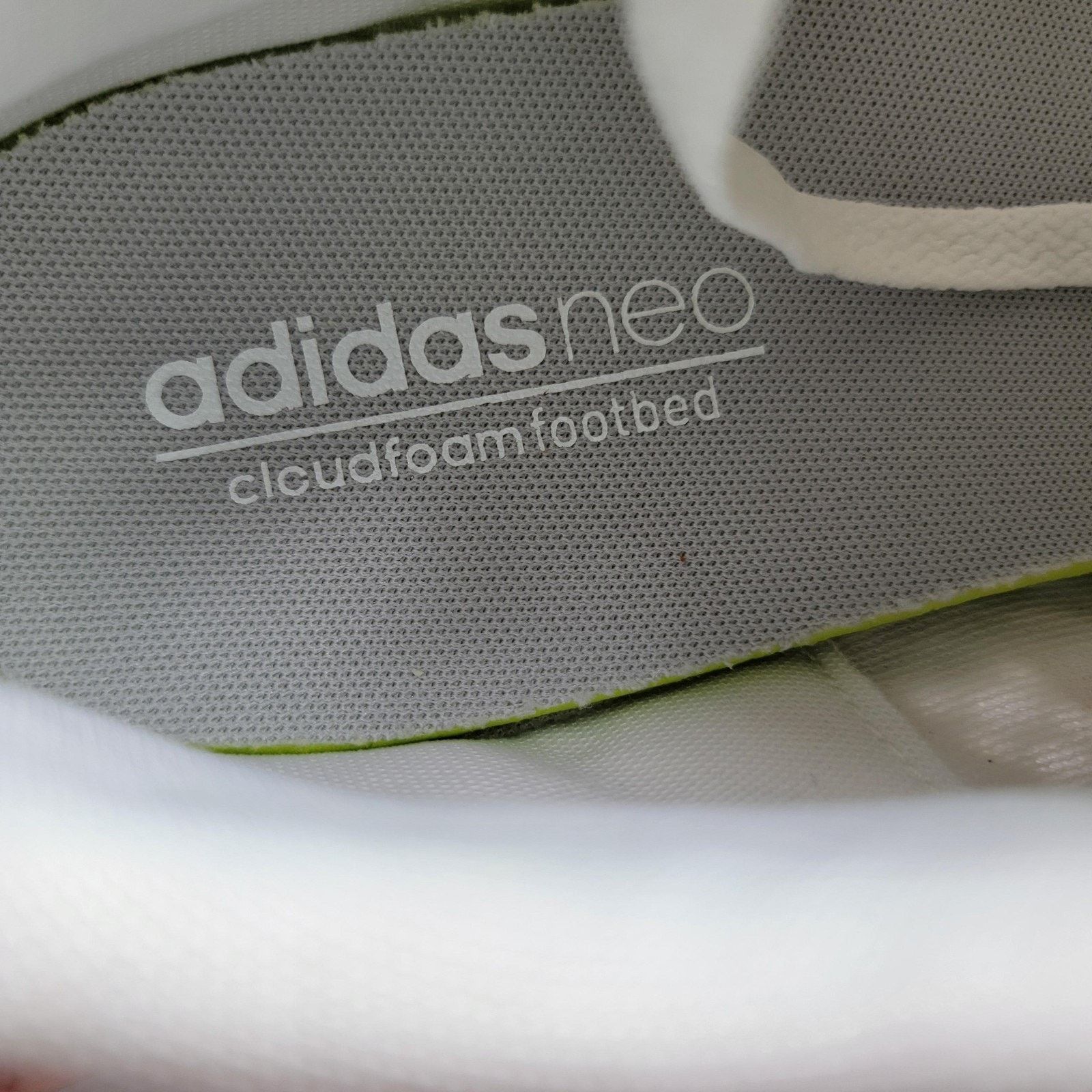 Adidas Adidas Cloudfoam Men Running Shoes Sz 10.5 White Mesh B74728 Size US 10.5 / EU 43-44 - 6 Thumbnail