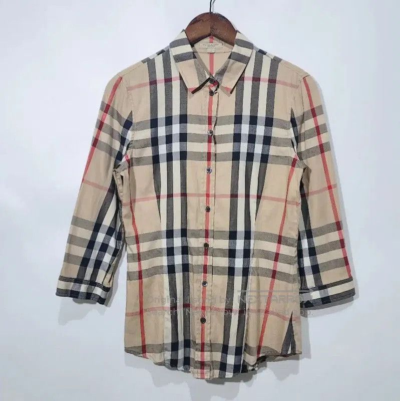 Burberry Burberry Beige Cotton Women's Shirt. Size S / US 4 / IT 40 - 1 Thumbnail