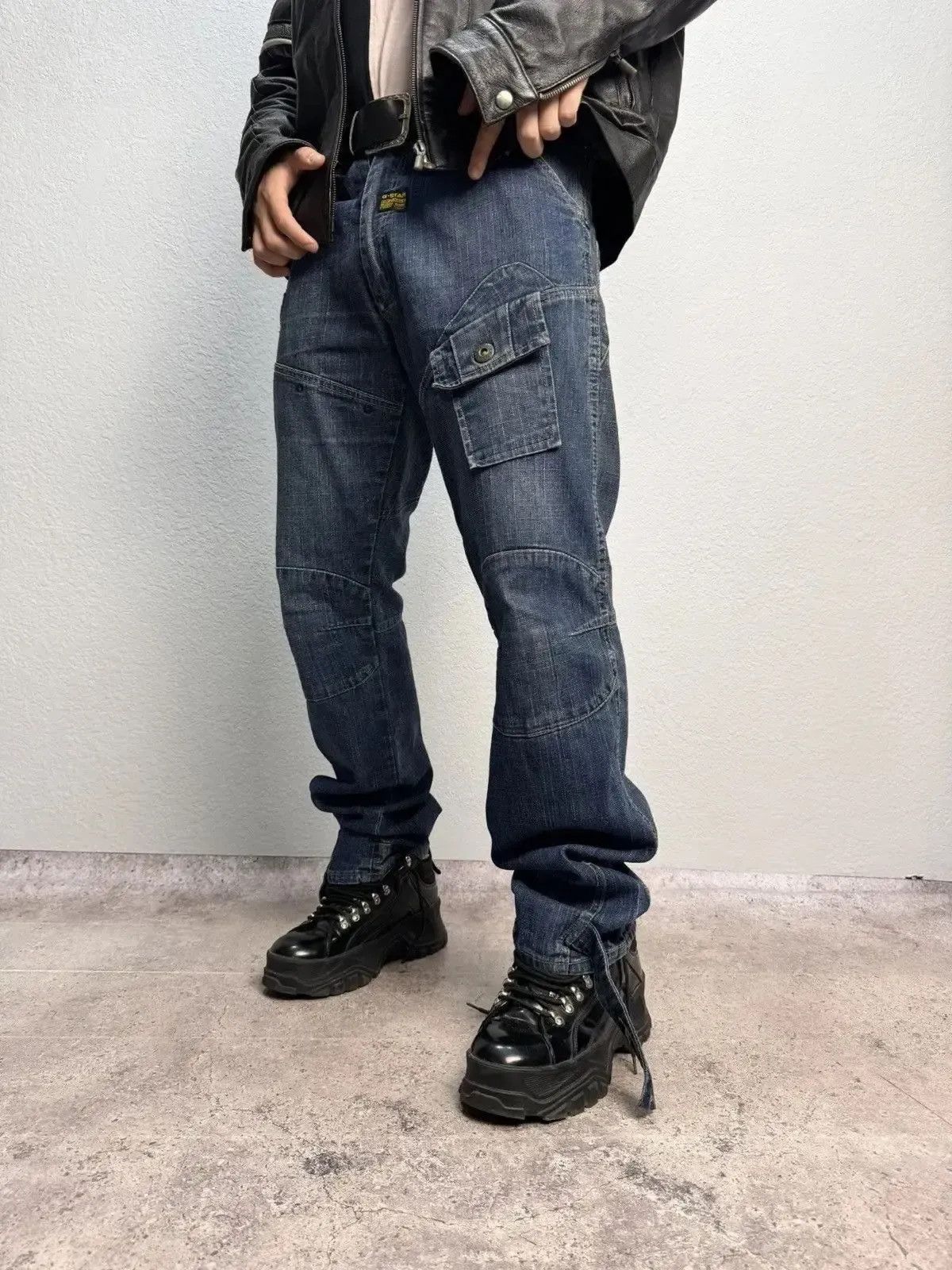 Vintage Junya Watanabe Style G Star raw Bondage Cargo Pans Size US 34 / EU 50 - 5 Thumbnail