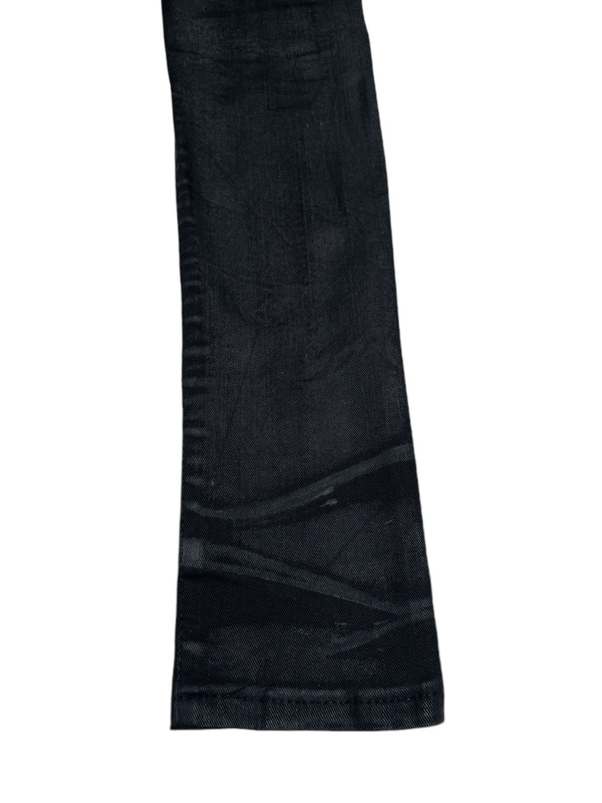 Other Very Rare Vintage Brand Glamour Waxed Ripped Pants 2000s Size US 29 - 8 Thumbnail