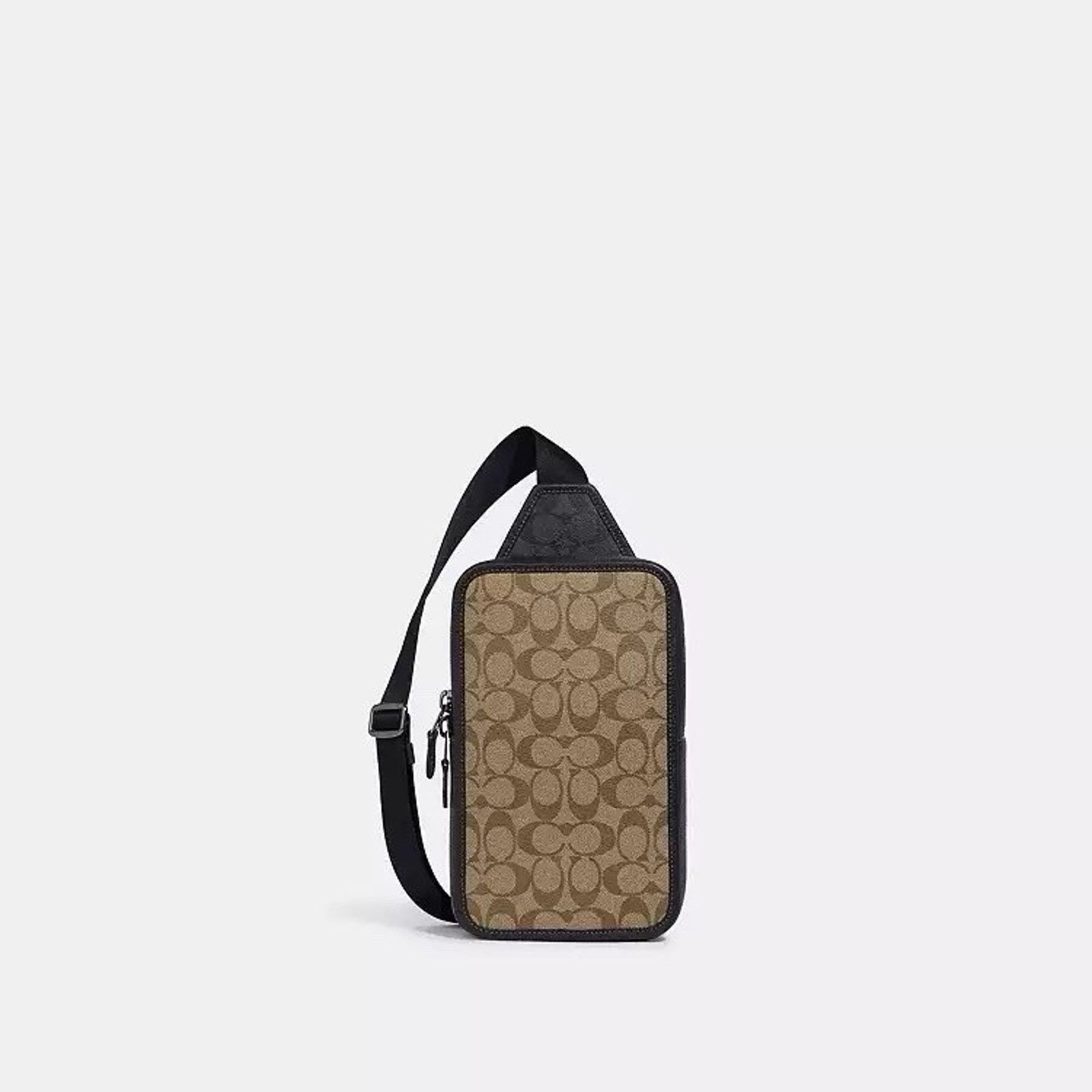 Coach NWT Coach Sullivan Pack Blocked Khaki/Charcoal C9865 Size ONE SIZE - 6 Thumbnail