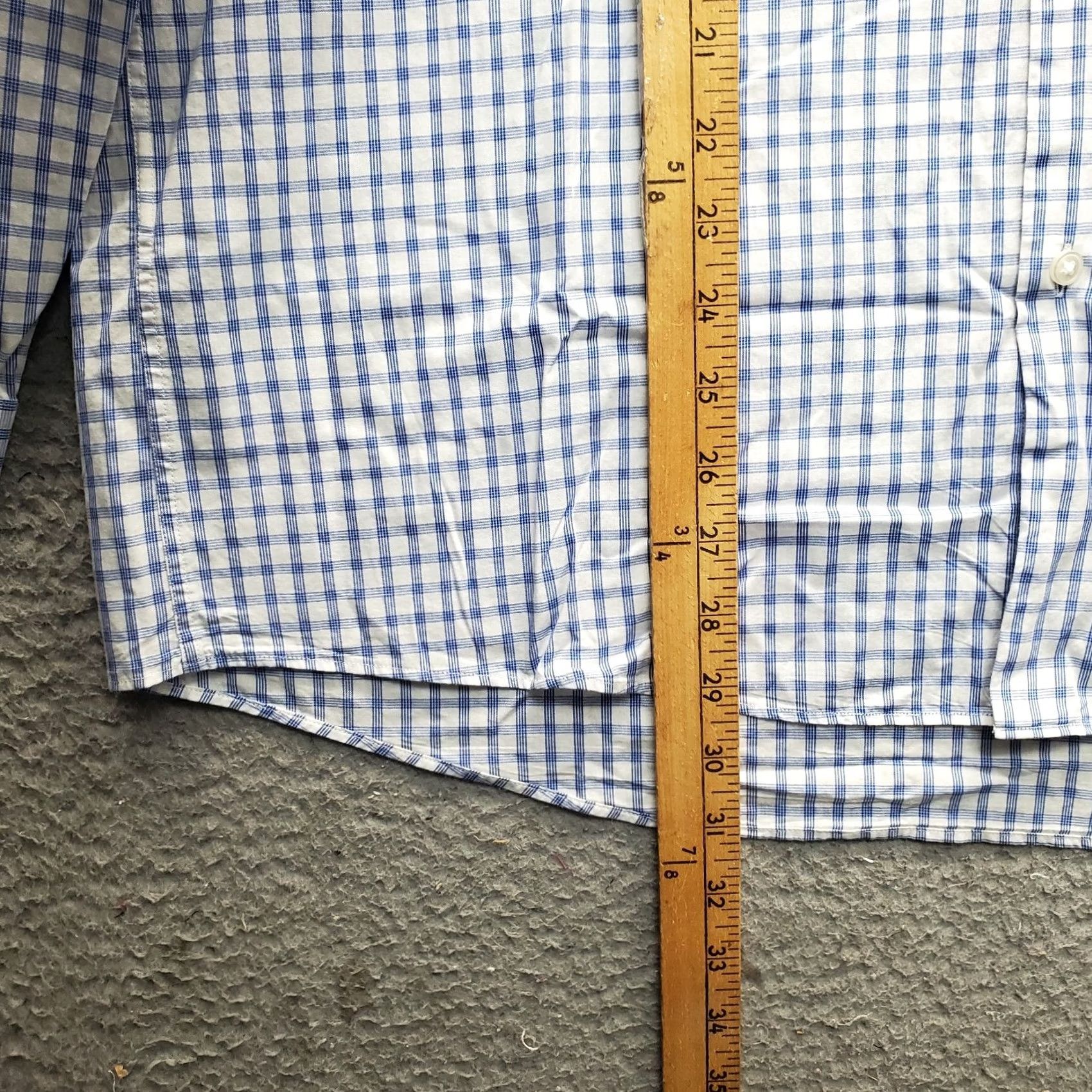 Hugo Boss Hugo Boss Dress Shirt Mens 17 Multi Check Non-Iron Long Sleeve Formal Business Size 46R - 3 Thumbnail
