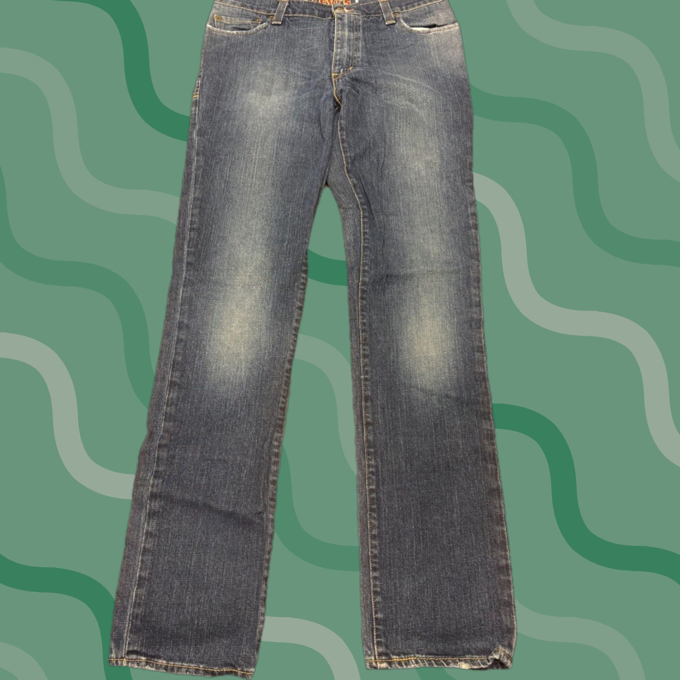 Levi's VINTAGE? No. Levi's Jeans Mens 34x32 Blue 510 Super Skinny Mid Rise Dark Wash Stretch Denim Shirt Jeans? Size US 34 / EU 50 - 1 Thumbnail