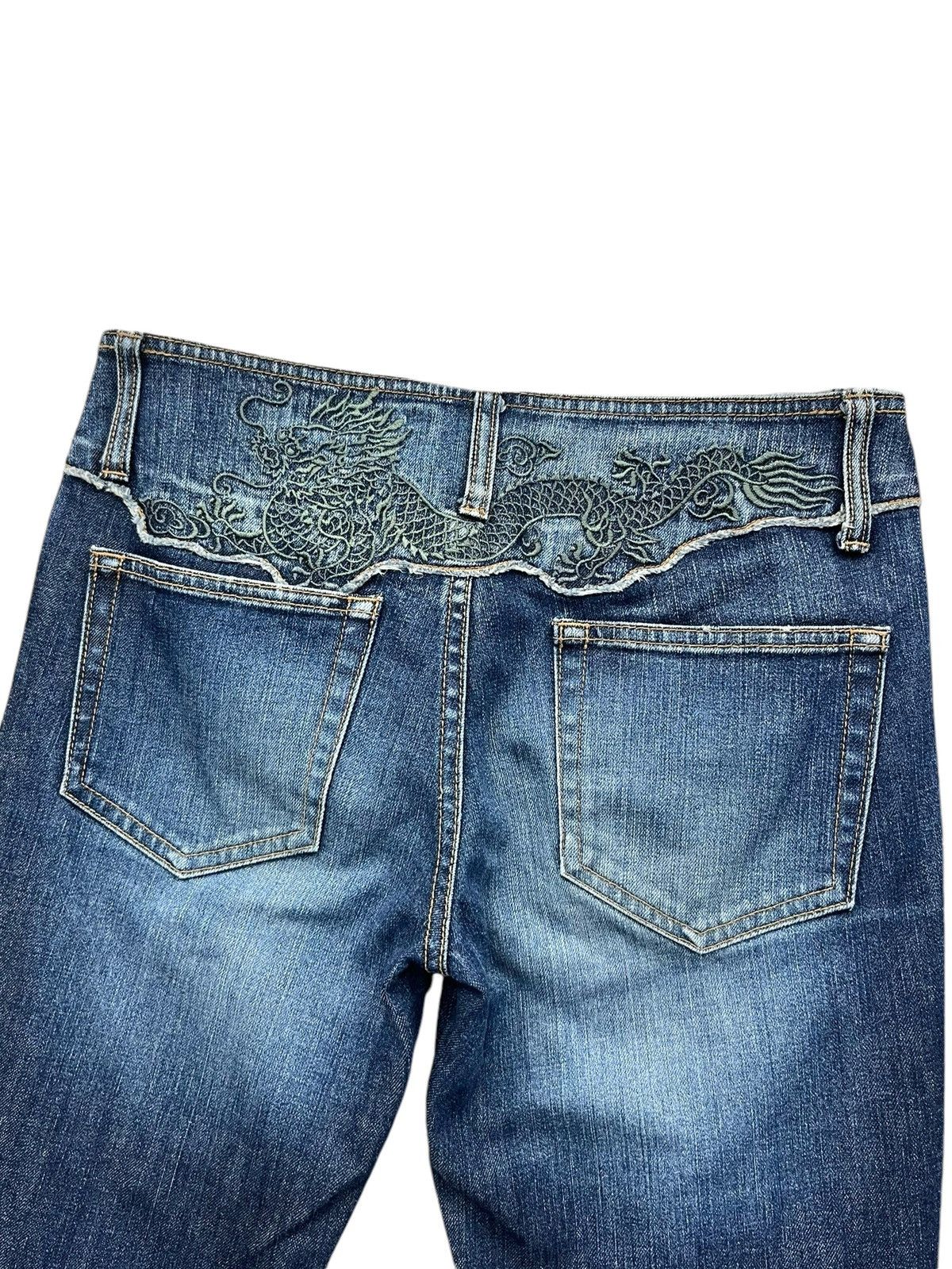 Vivienne Tam Vintage VIVIENNE TAM Iconic Embroidery Dragon Lowrise FLARE Size 26" / US 2 / IT 38 - 1 Thumbnail