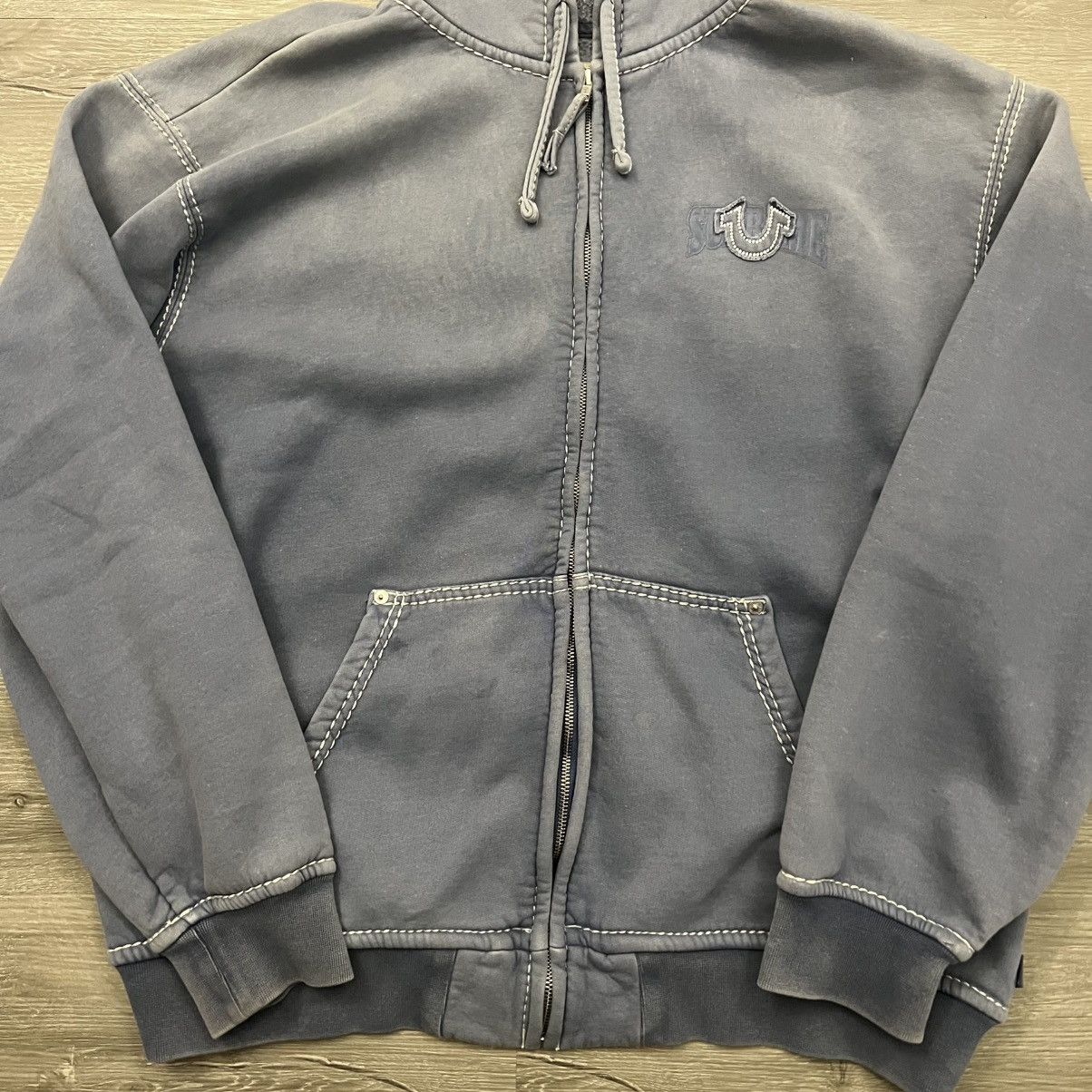 Supreme × True Religion Supreme True Religion Zip Up Hoodie FW22 Size US XL / EU 56 / 4 - 3 Thumbnail