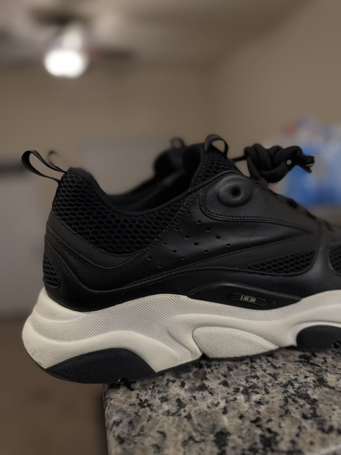 Dior Size 47EU/14US - Dior B22 Black White (Discontinued) Size US 14 / EU 47 - 5 Thumbnail