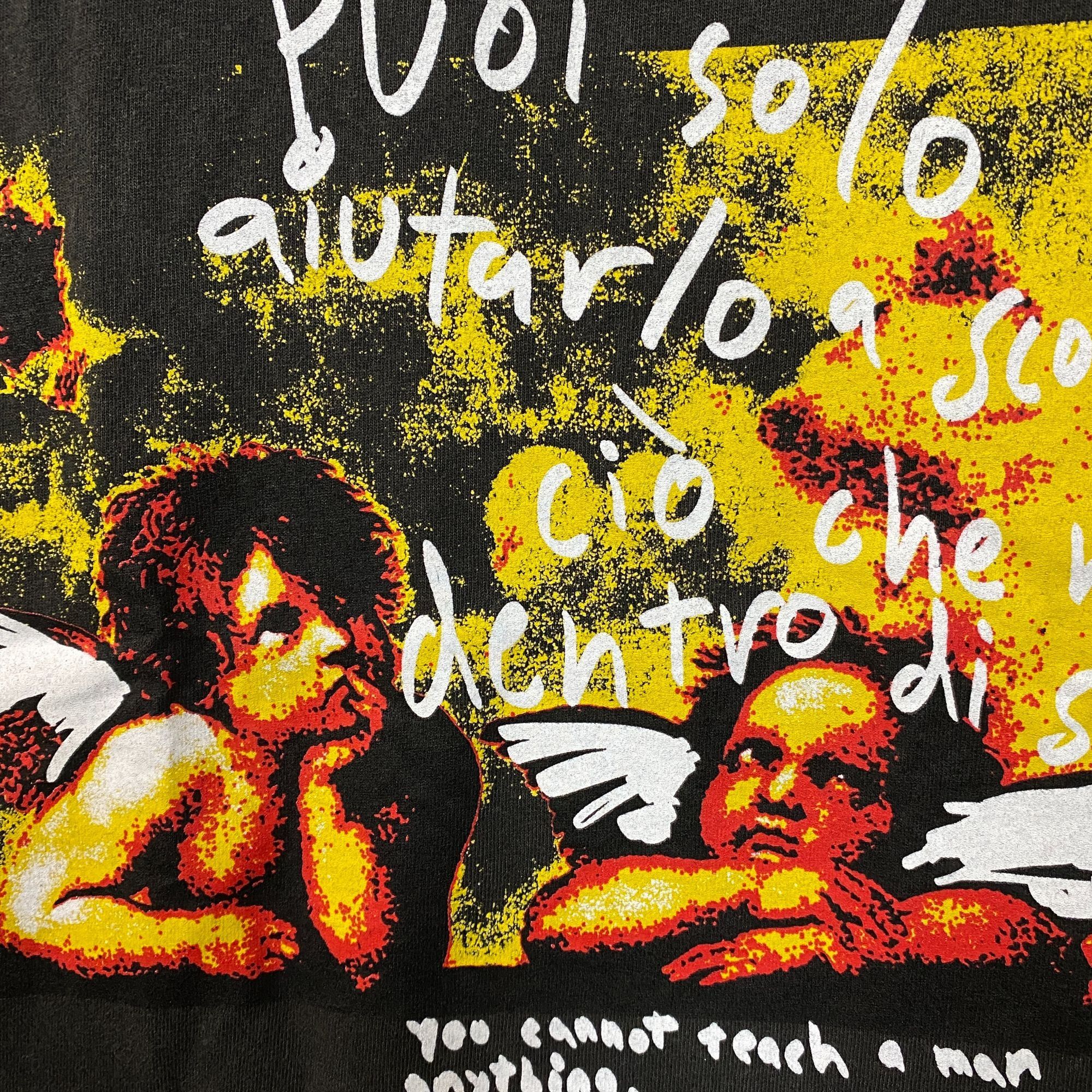 Other Angel Cherubs Painting Mineral Wash T-Shirt XL Size US XL / EU 56 / 4 - 4 Thumbnail