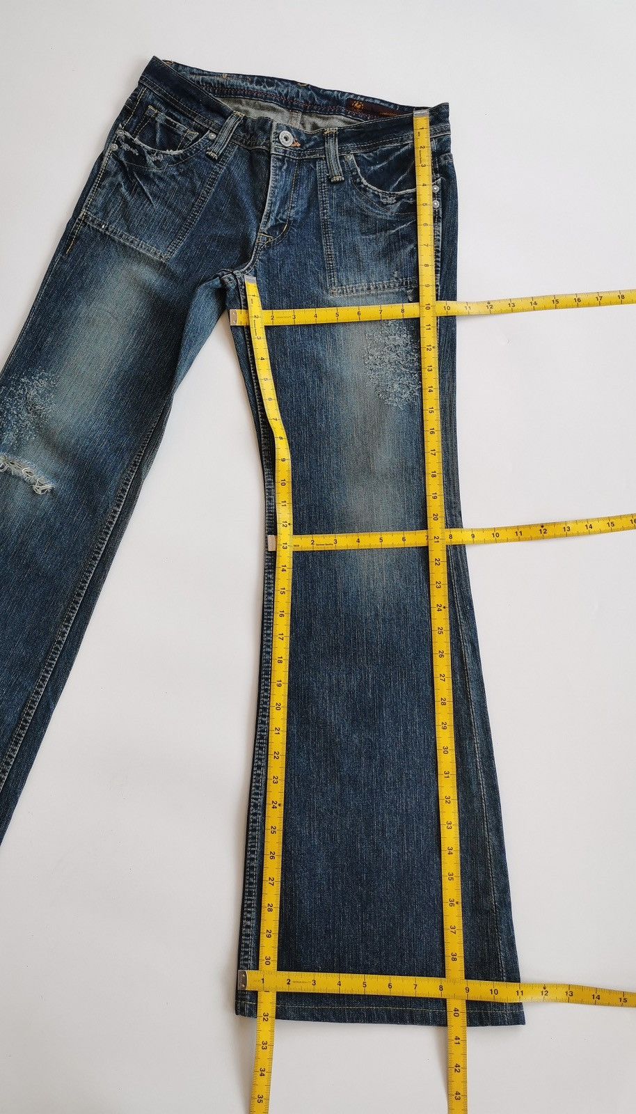 Levi's Flare Bootcut Brappers Lady Vintage Denim Jeans Size 30" / US 8 / IT 44 - 11 Thumbnail