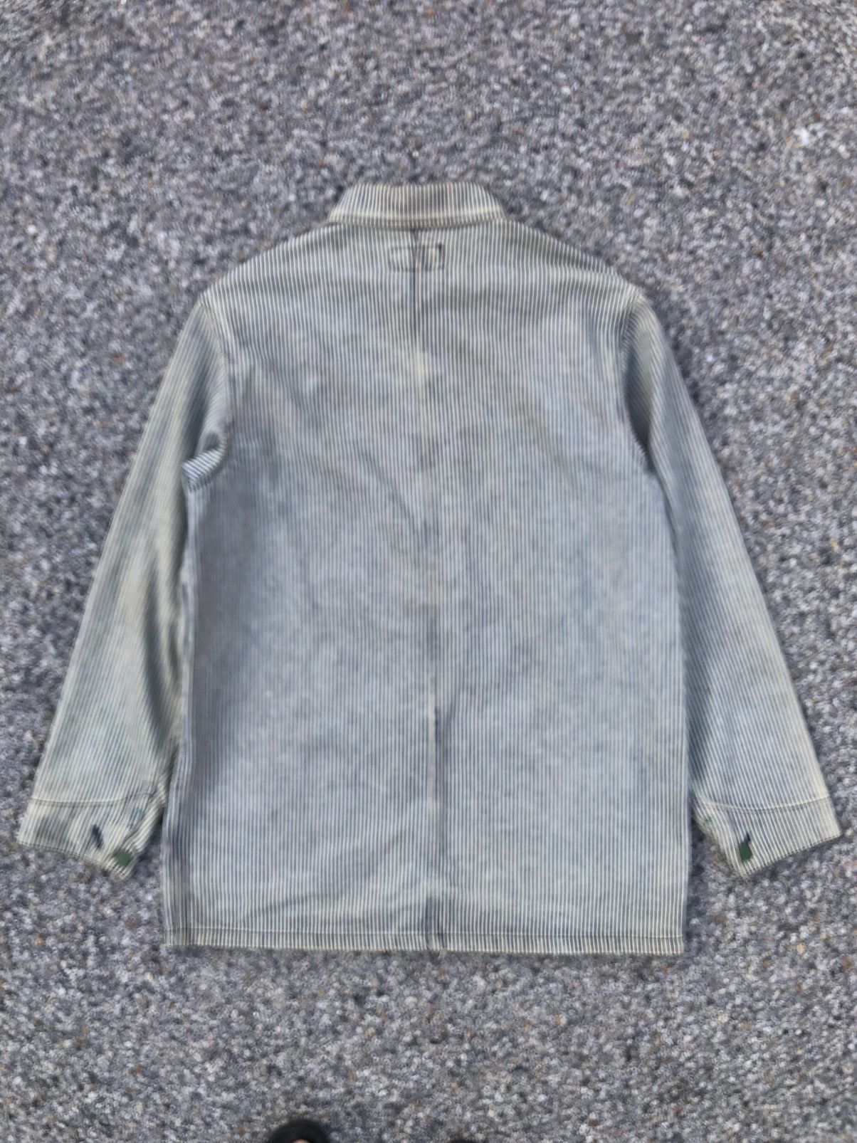 Vintage Oshkosh Chore Jacket Hickory Stripe Wabash, Men's (Size L) — image 2 of 6