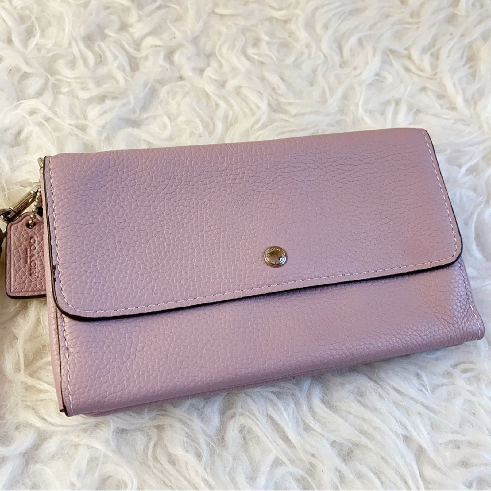 Coach Coach Clutch with Gold Hardware and Wrist Strap Size ONE SIZE - 3 Thumbnail