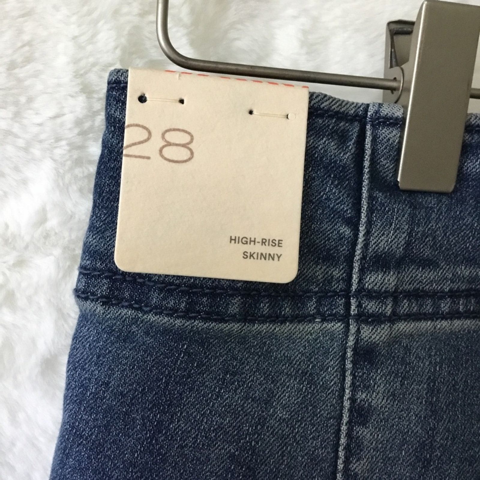Anthropologie Anthropologie Pilcro Blue High-rise Skinny Jeans Size 28" / US 6 / IT 42 - 8 Thumbnail