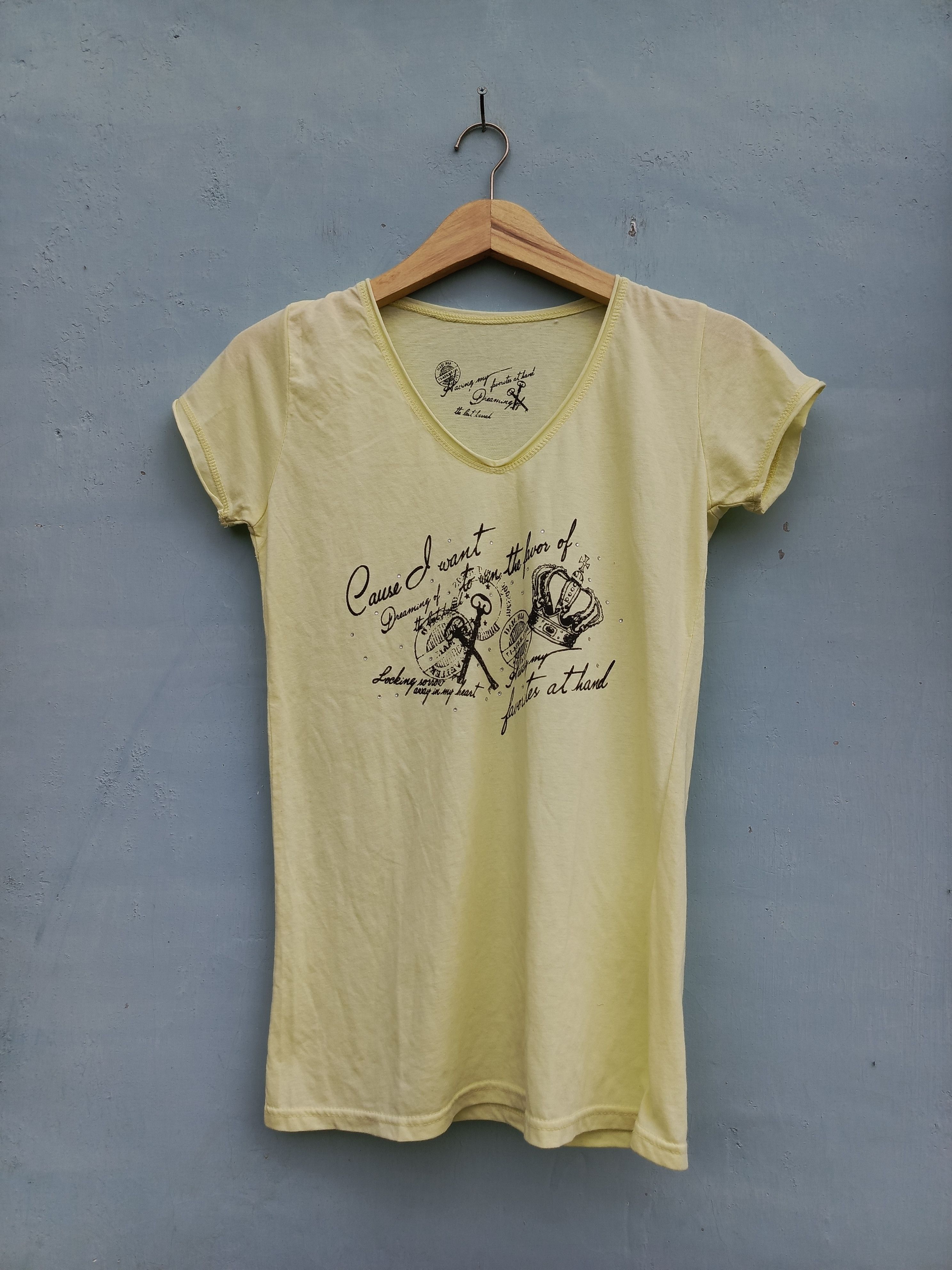 Japanese Brand Art text print t-shirts Size L / US 10 / IT 46 - 4 Thumbnail